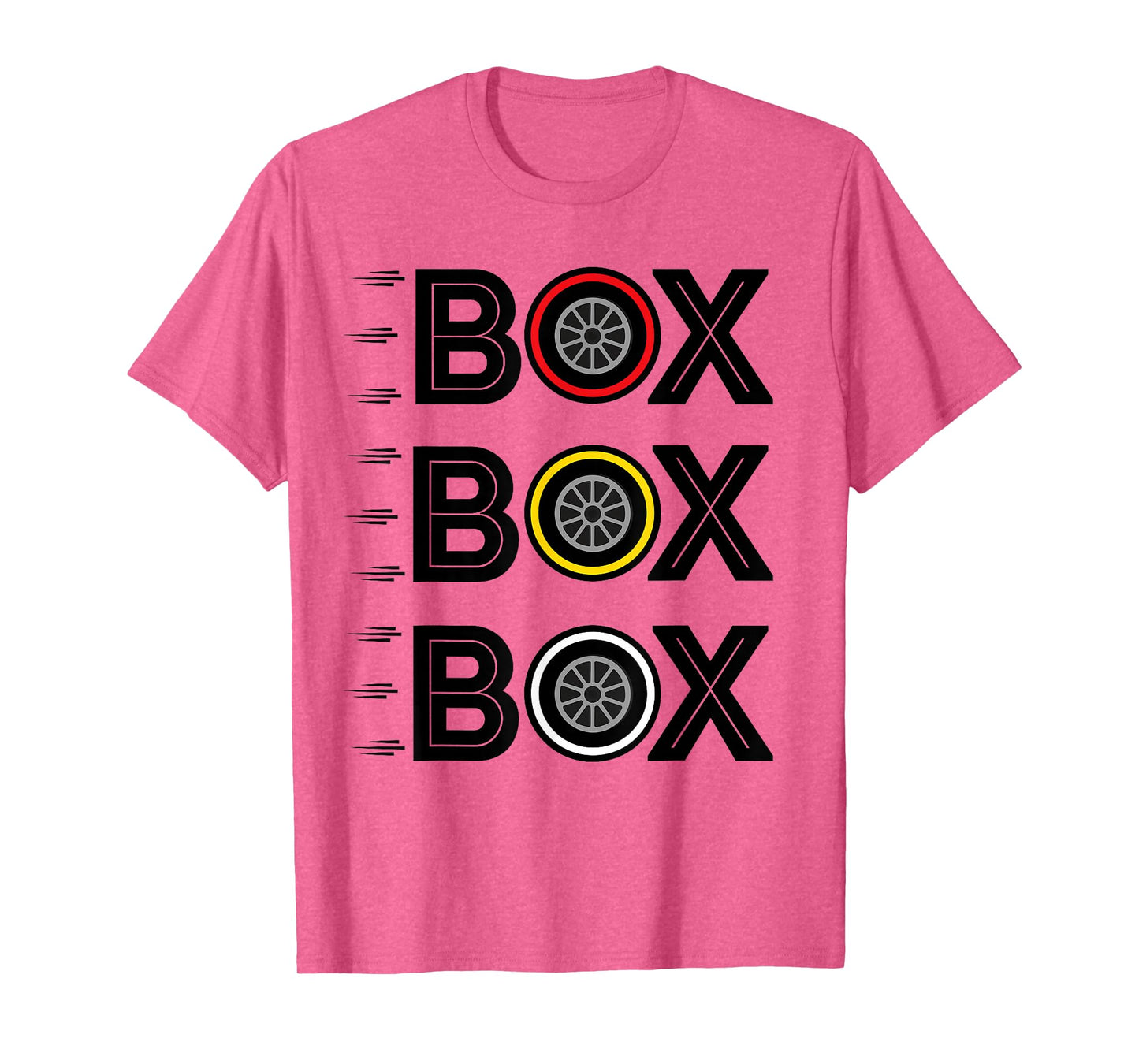 Box Box Box Pit Radio Call Tyre Compound Motorsport Racing T-Shirt