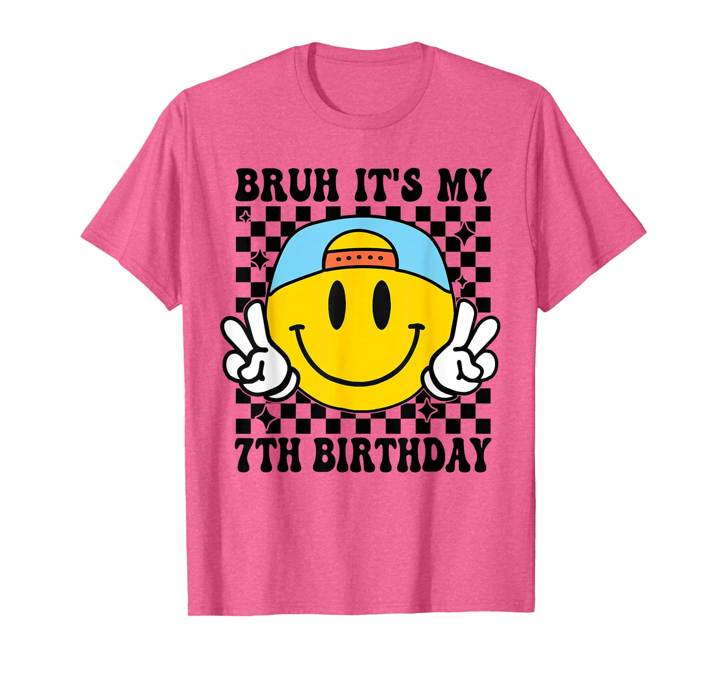 Bruh It's My 7th Birthday 7 Year Old Birthday Boys Girls T-Shirt