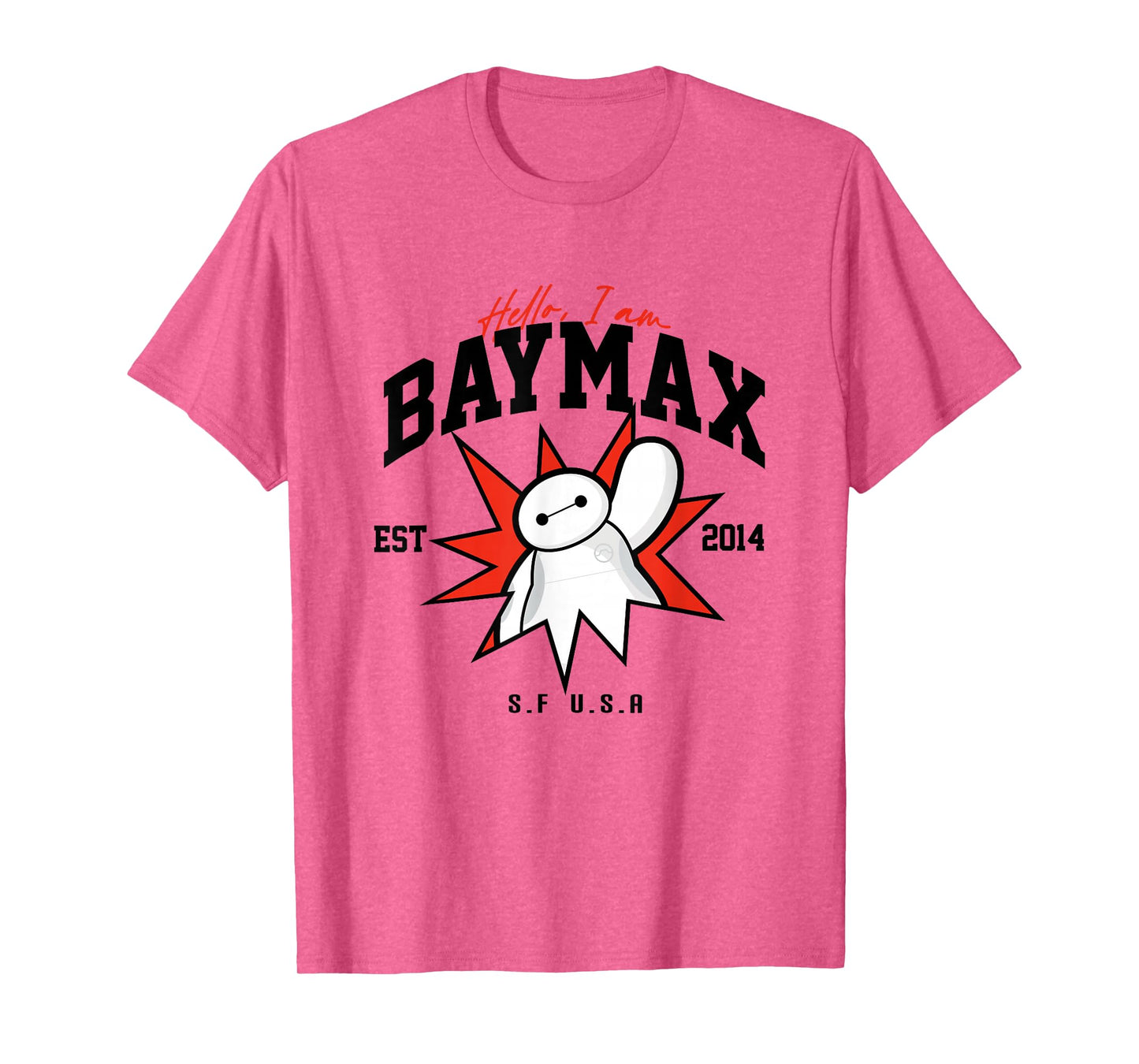 Disney Big Hero 6 Baymax Hello I Am T-Shirt