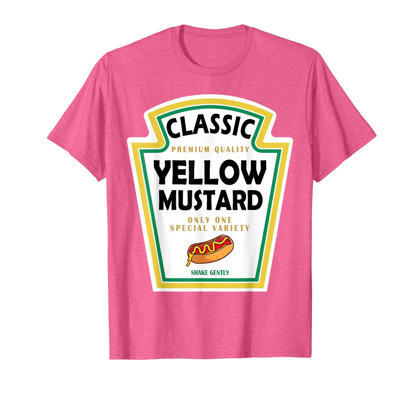 Yellow Mustard DIY Halloween Costume Matching Group Mustard T-Shirt