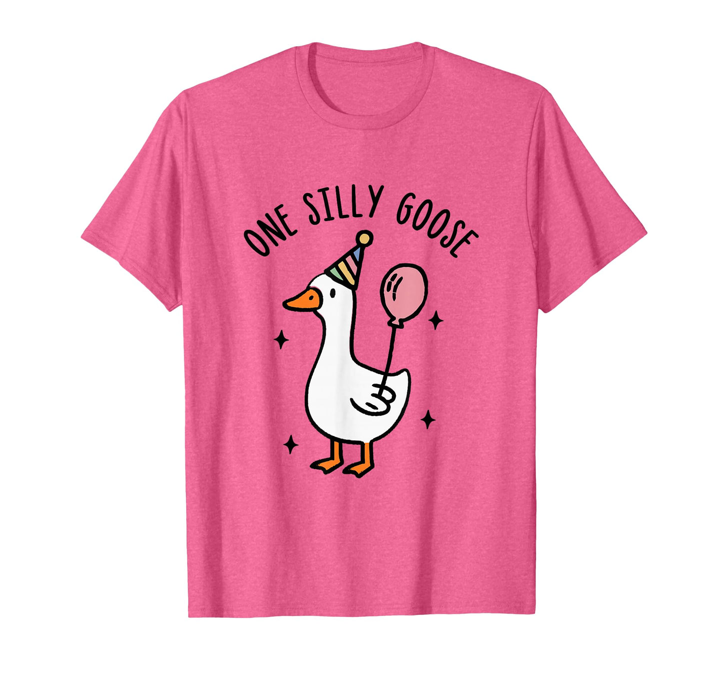 One Silly Goose Funny 1st First Birthday T-Shirt