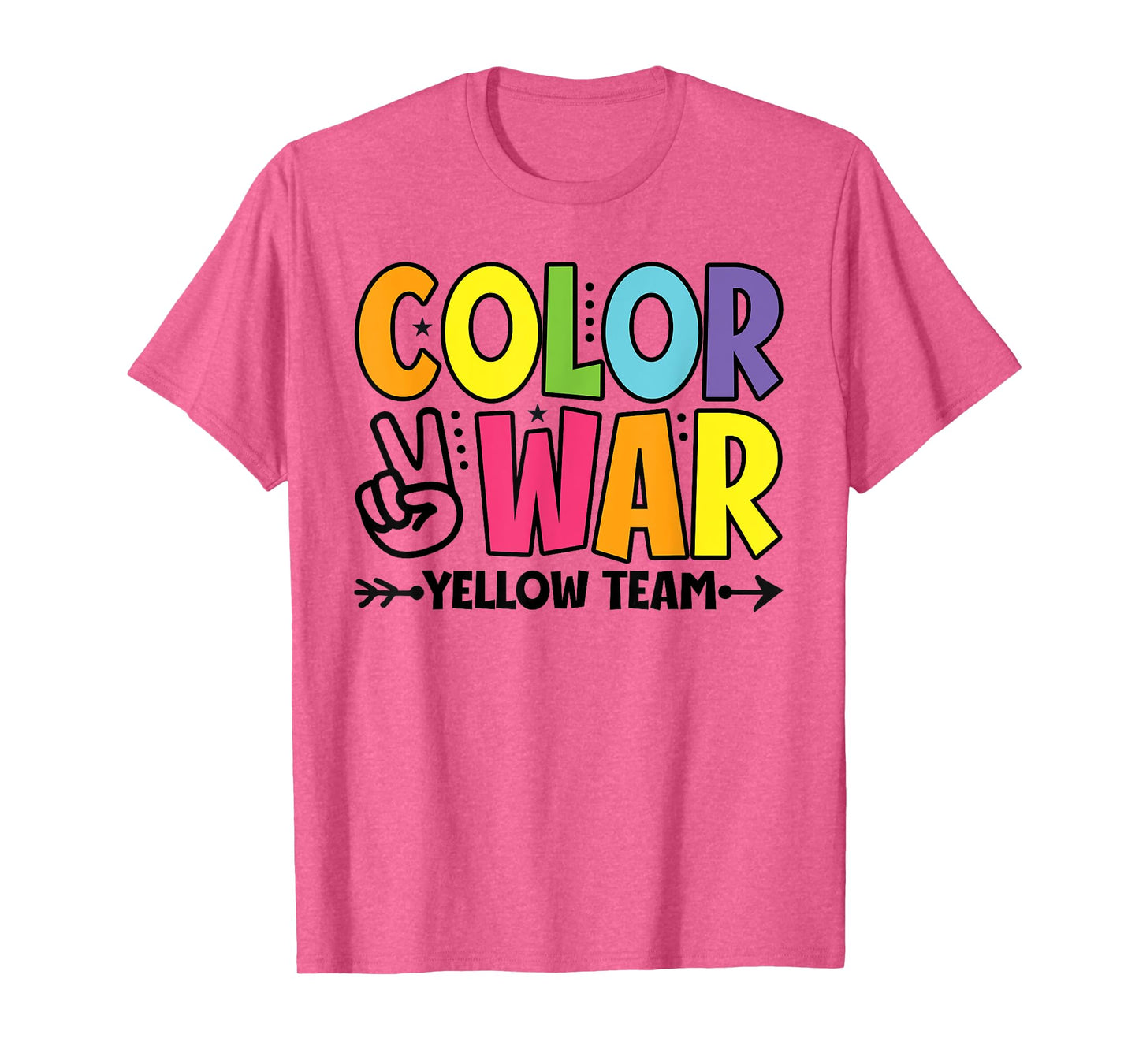 Color War Yellow Team Sleepaway Summer Camp Game T-Shirt