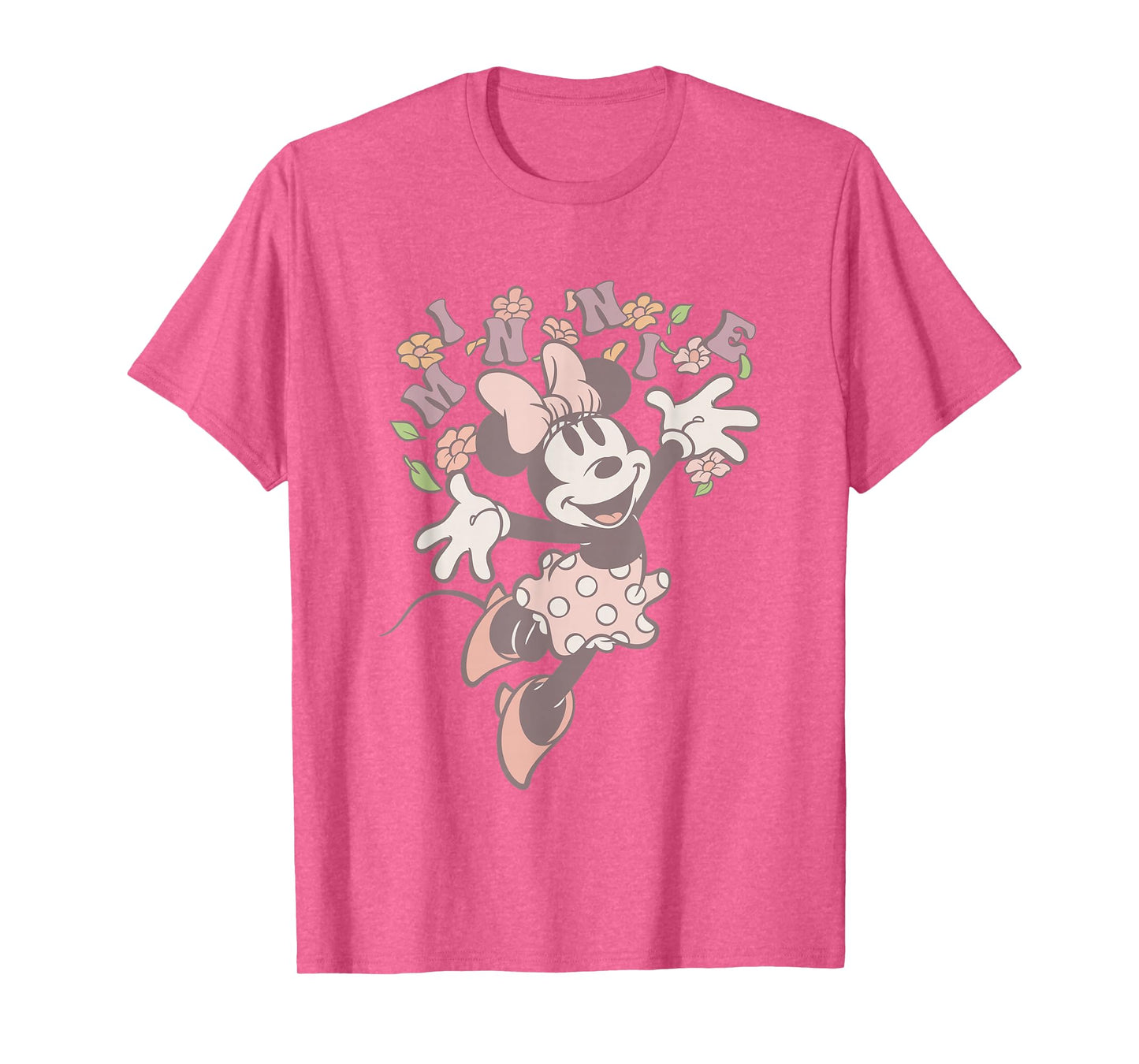 Disney Minnie Mouse Classic Minnie With Flowers T-Shirt