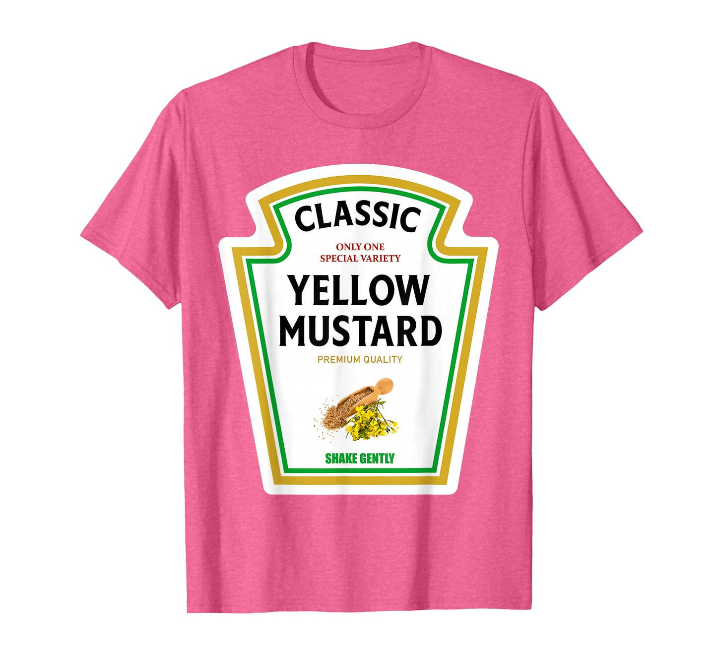 Mustard Halloween 2024 Costume Matching Ketchup Condiments T-Shirt