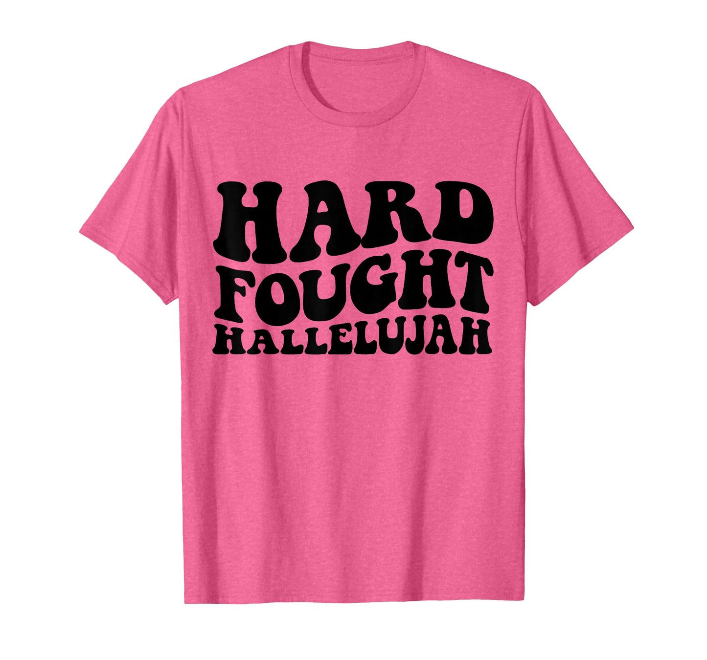 Hard Fought Hallelujah Retro Jesus T-Shirt
