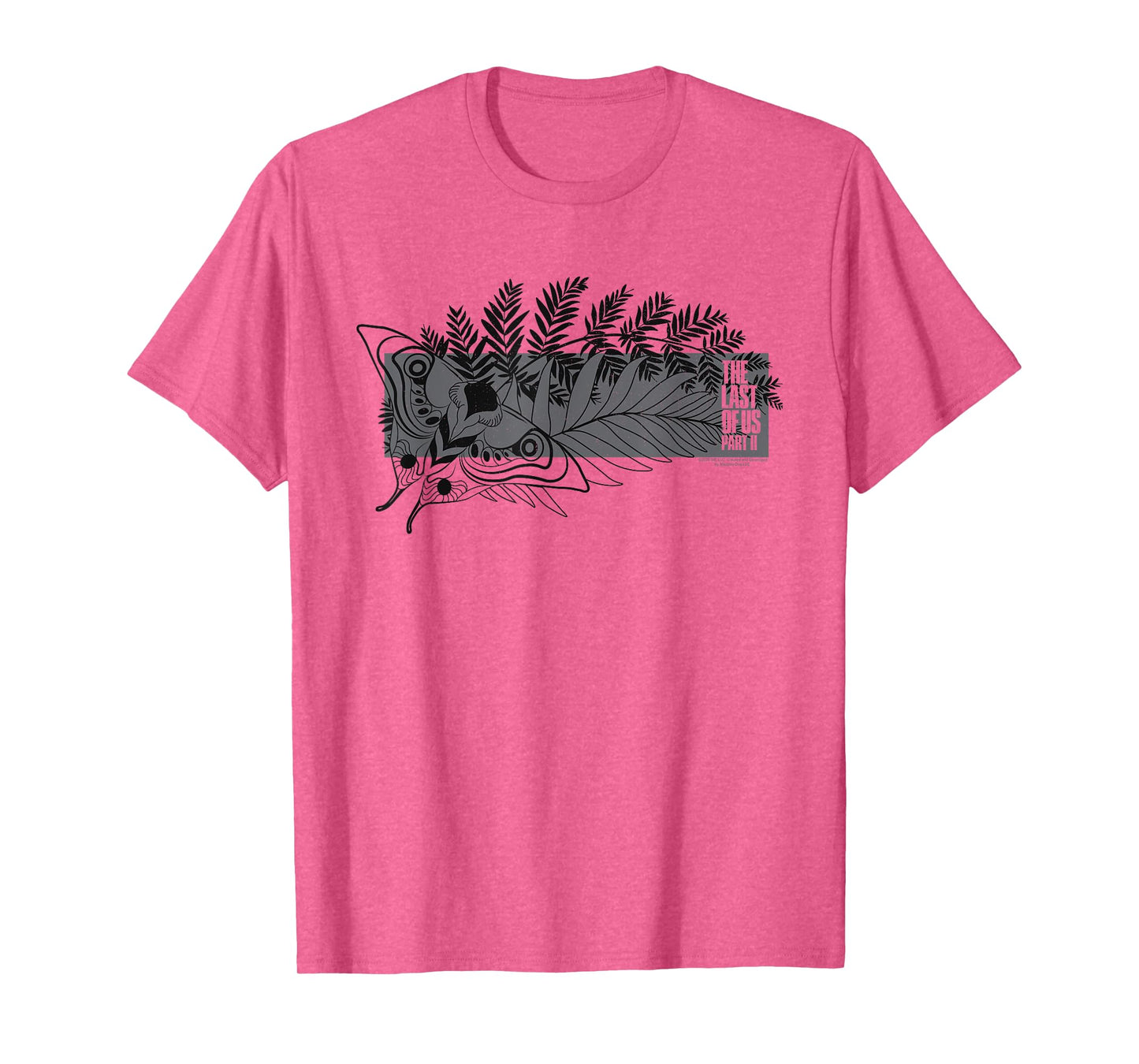 The Last of Us Moth and Leaves Video Game T-Shirt