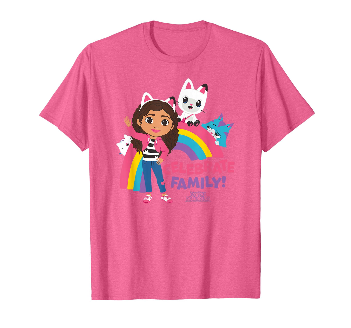 DreamWorks Gabby's Dollhouse Celebrate Family T-Shirt