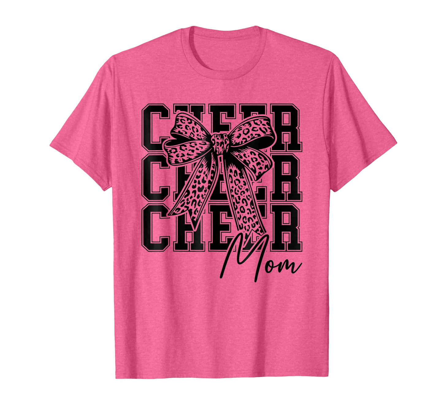 Cheer Mom Cheerleader Mom Cheer Mama Biggest Fan Mothers Day T-Shirt