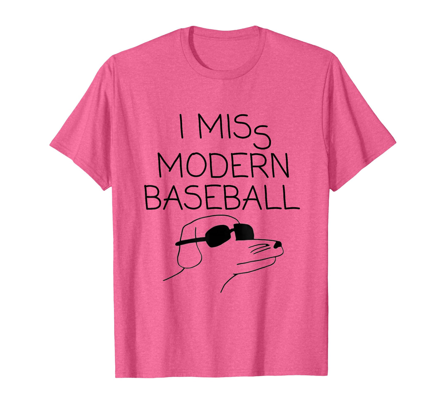 I Miss Modern Baseball Vintage Funny Baseball Meme Tee T-Shirt