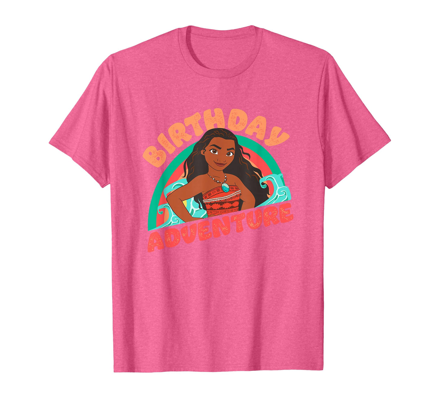 Disney Moana Brave Moana Birthday Adventure Big Chest Logo T-Shirt