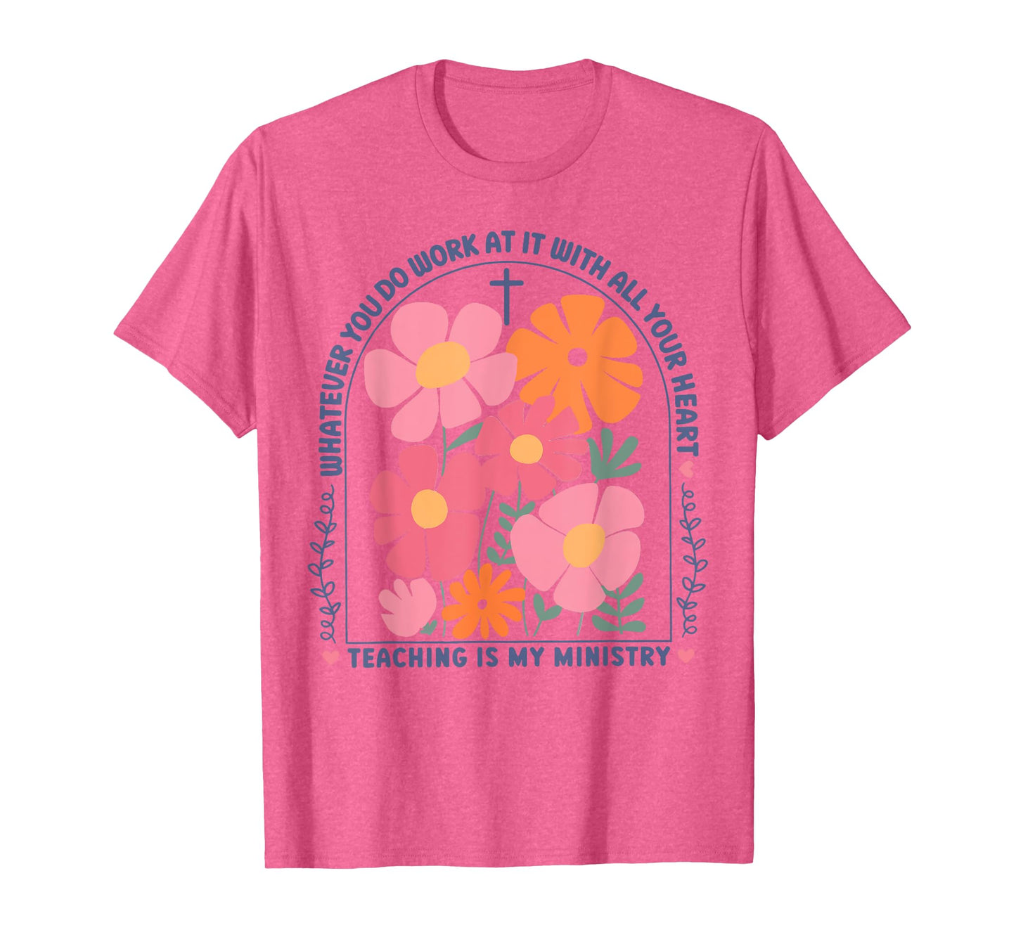 Teaching is My Ministry God Christian Teacher Back to School T-Shirt