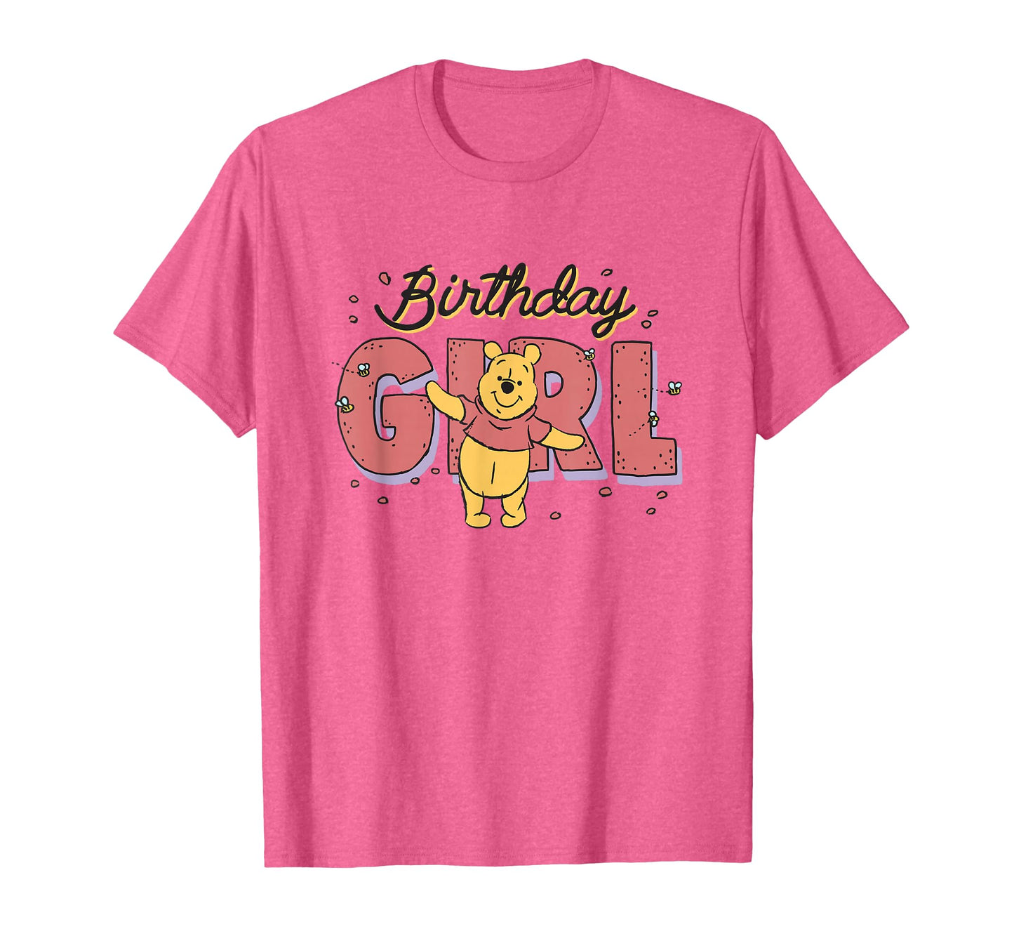 Disney Winnie the Pooh Birthday Girl Buzzing Bees T-Shirt