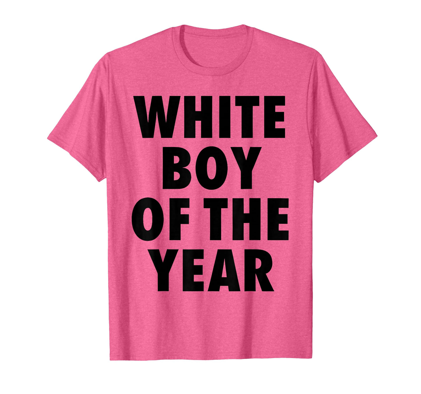 White Boy of The Year for Men Boys Kids Funny Graphic T-Shirt