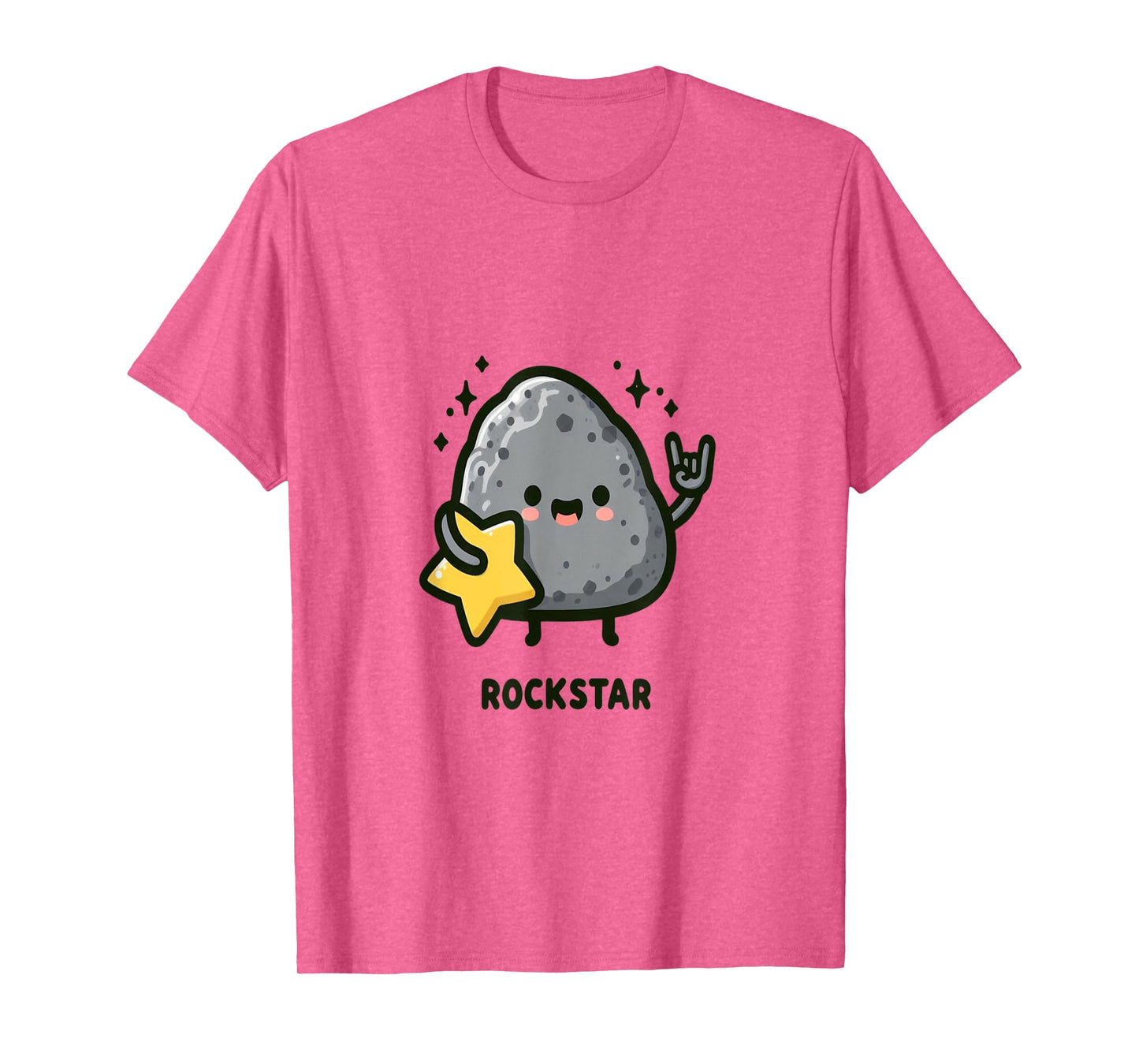 Rock Star Funny Word Games Cute Wordplay Graphic Lover T-Shirt