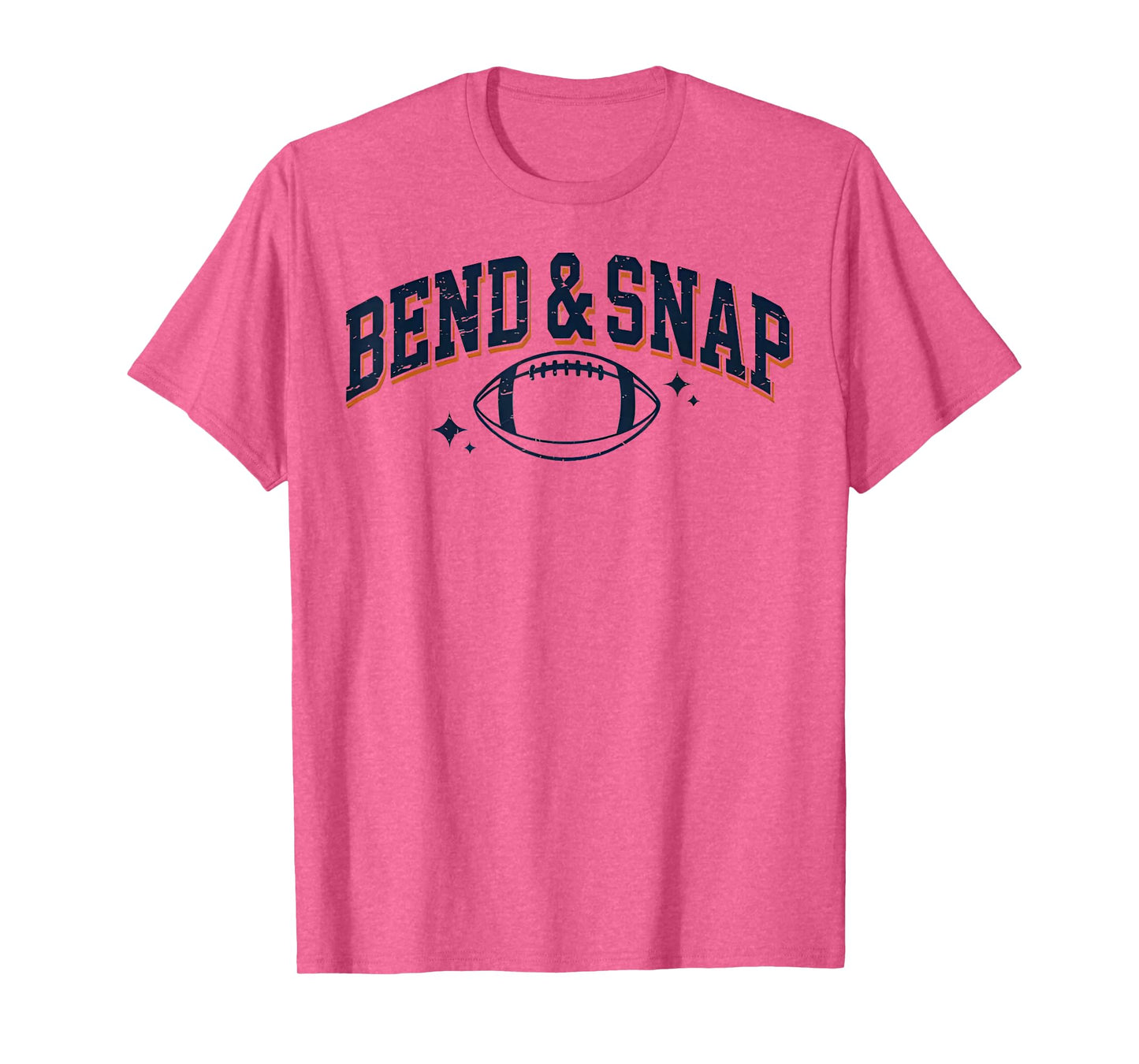 Funny Game Day Touchdown Season Cute Bend and Snap Football T-Shirt