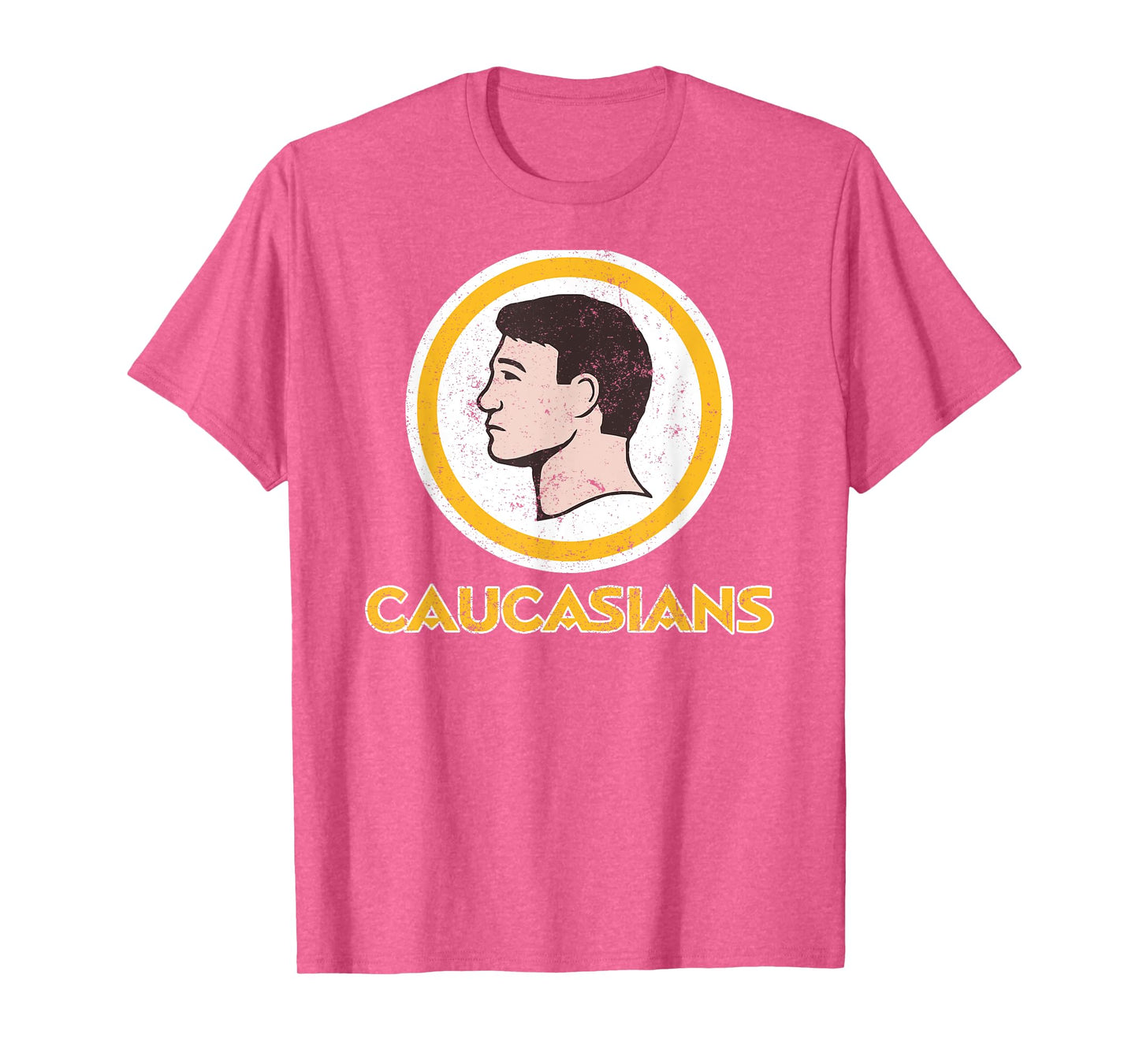 Caucasians Funny Vintage Caucasians Pride T-Shirt