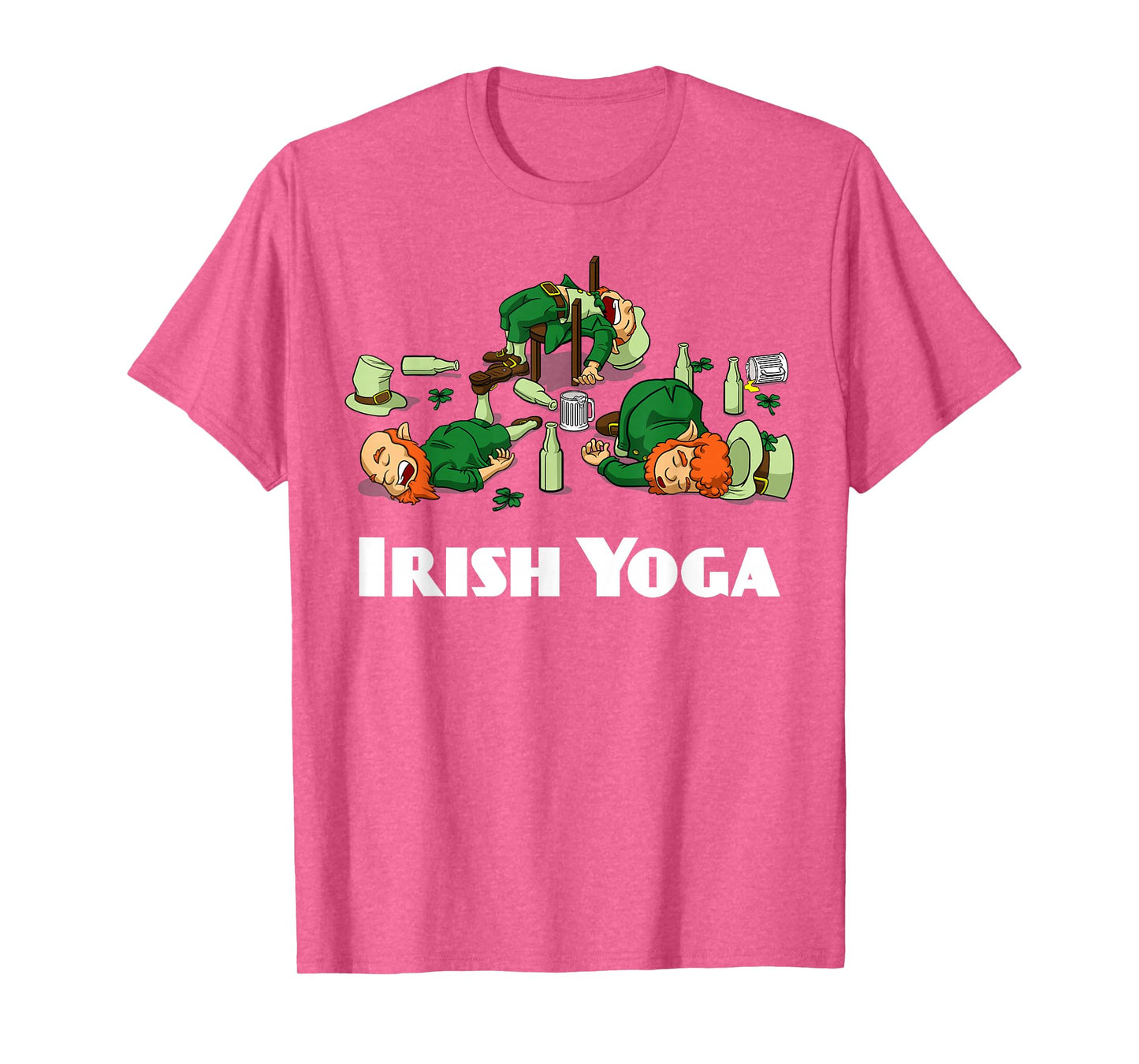 Irish Yoga Funny St. Patrick's Day Leprechaun Matching Group T-Shirt