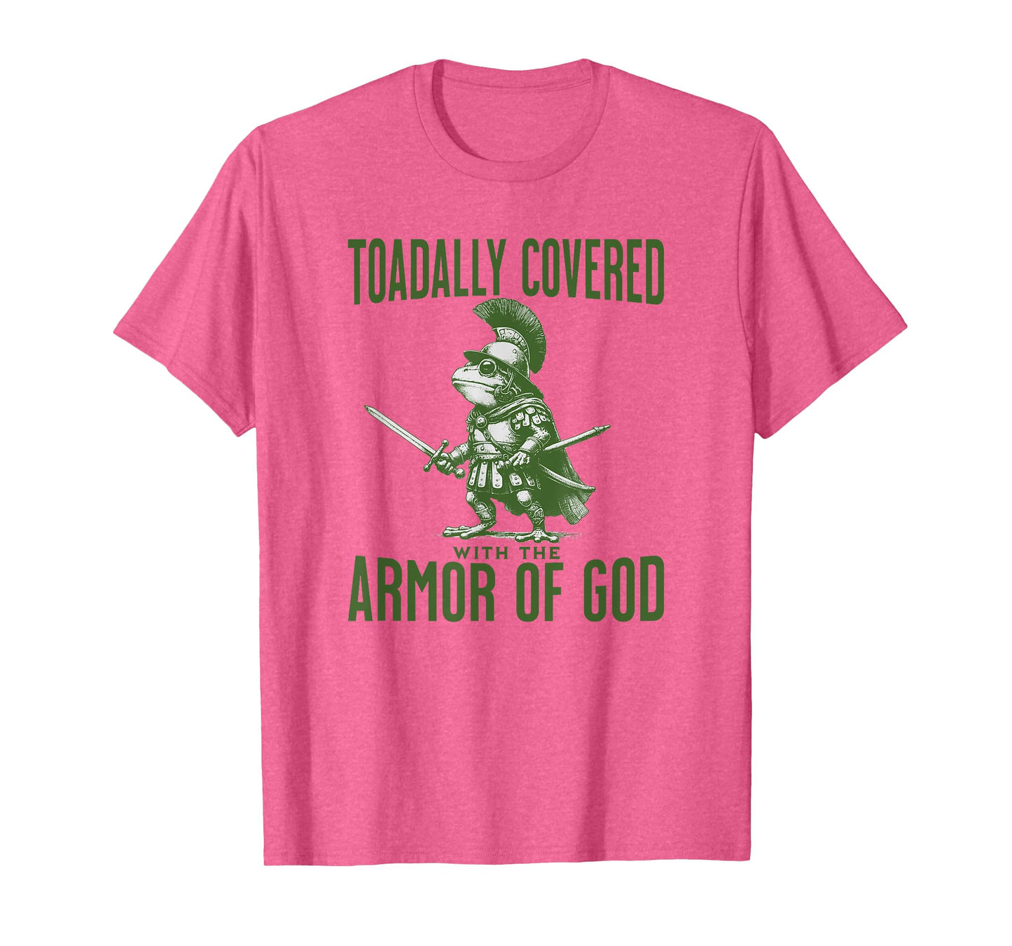 Funny Christian Meme Frog God Armor Bible Verse Jesus Trendy T-Shirt