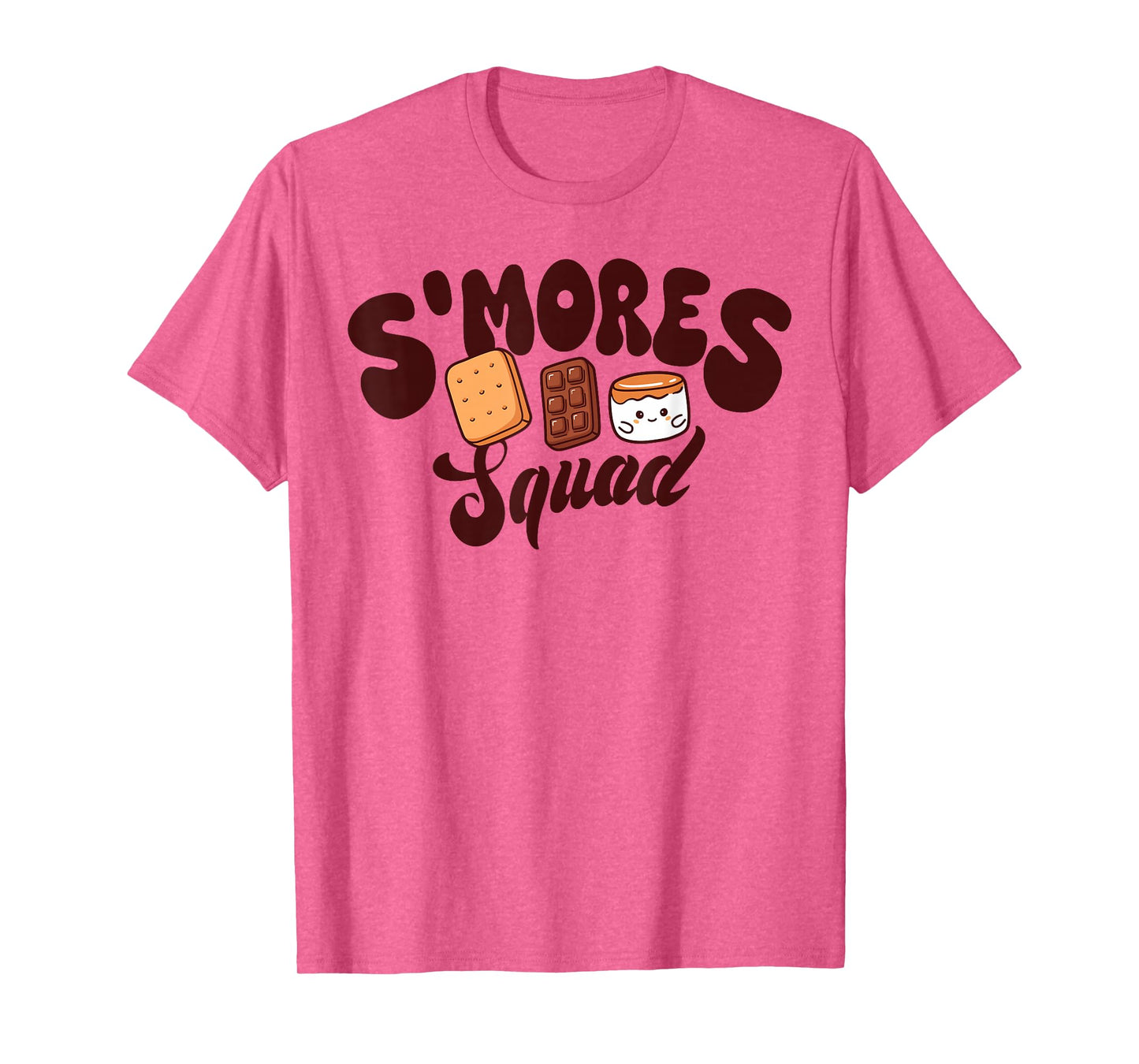 S'mores Squad Camping Campfire Chocolate Marshmallow S'more T-Shirt