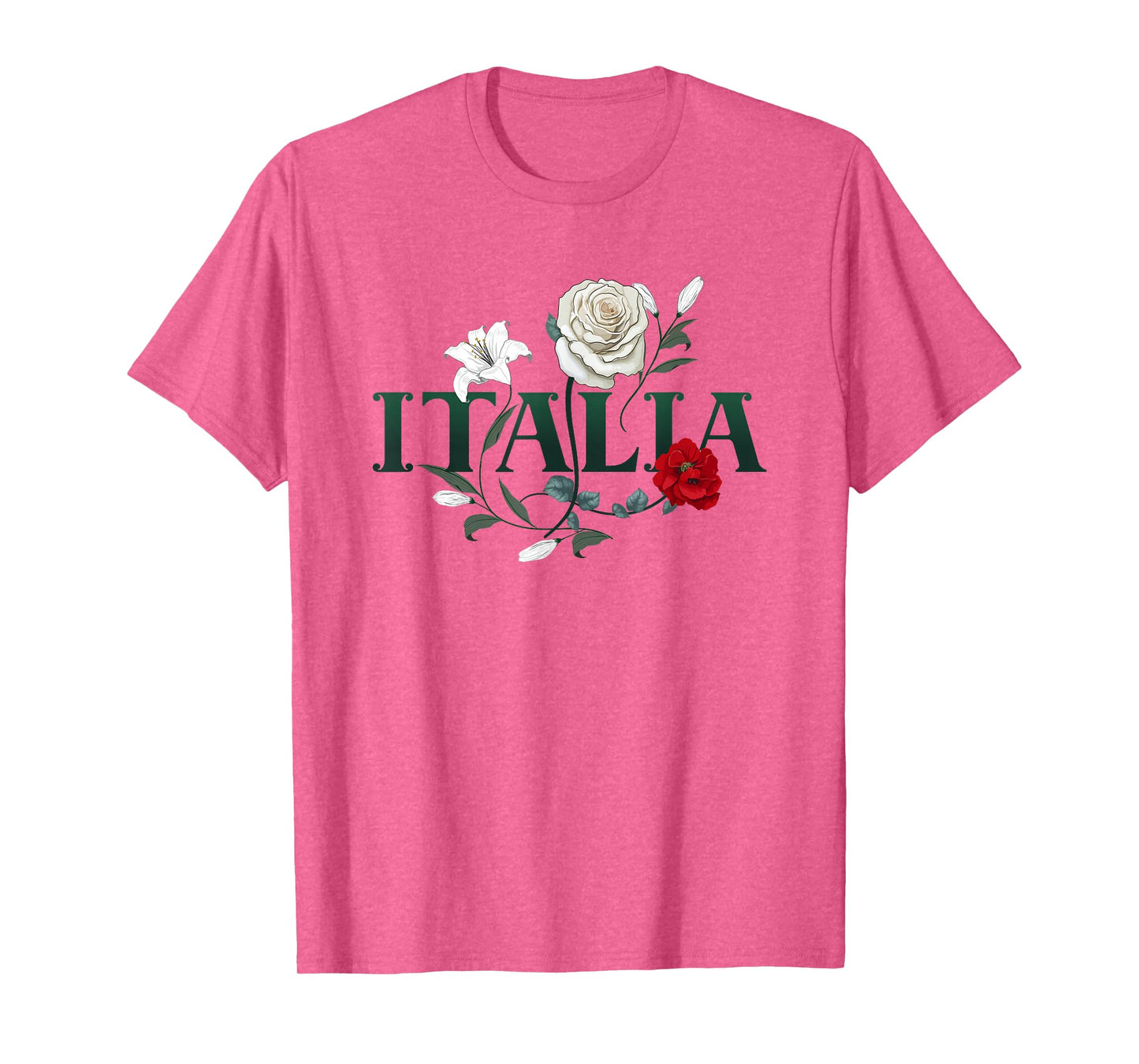 Flowers of Italy - Vintage Style Minimalist Boho T-Shirt