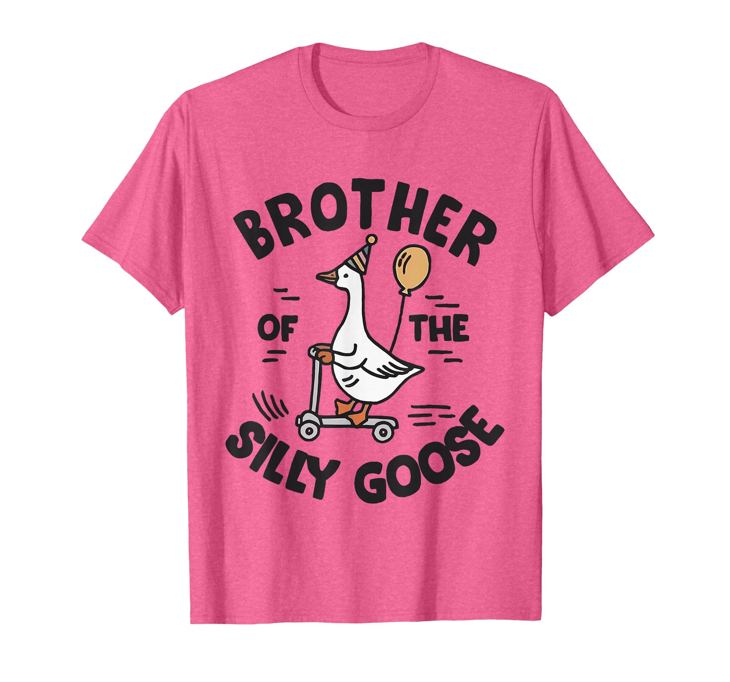 Funny Brother of The Silly Goose Birthday Family Matching T-Shirt