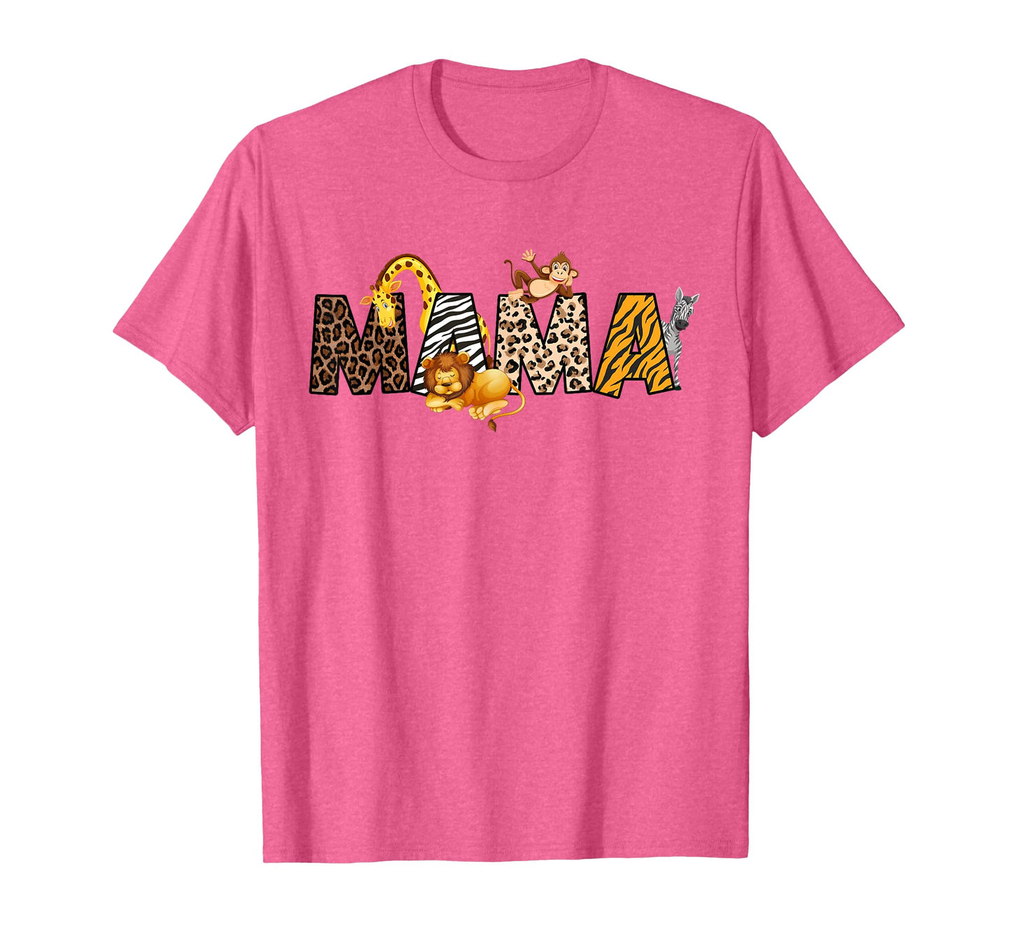 Mama of The Wild One Zoo Birthday Safari Jungle Family T-Shirt