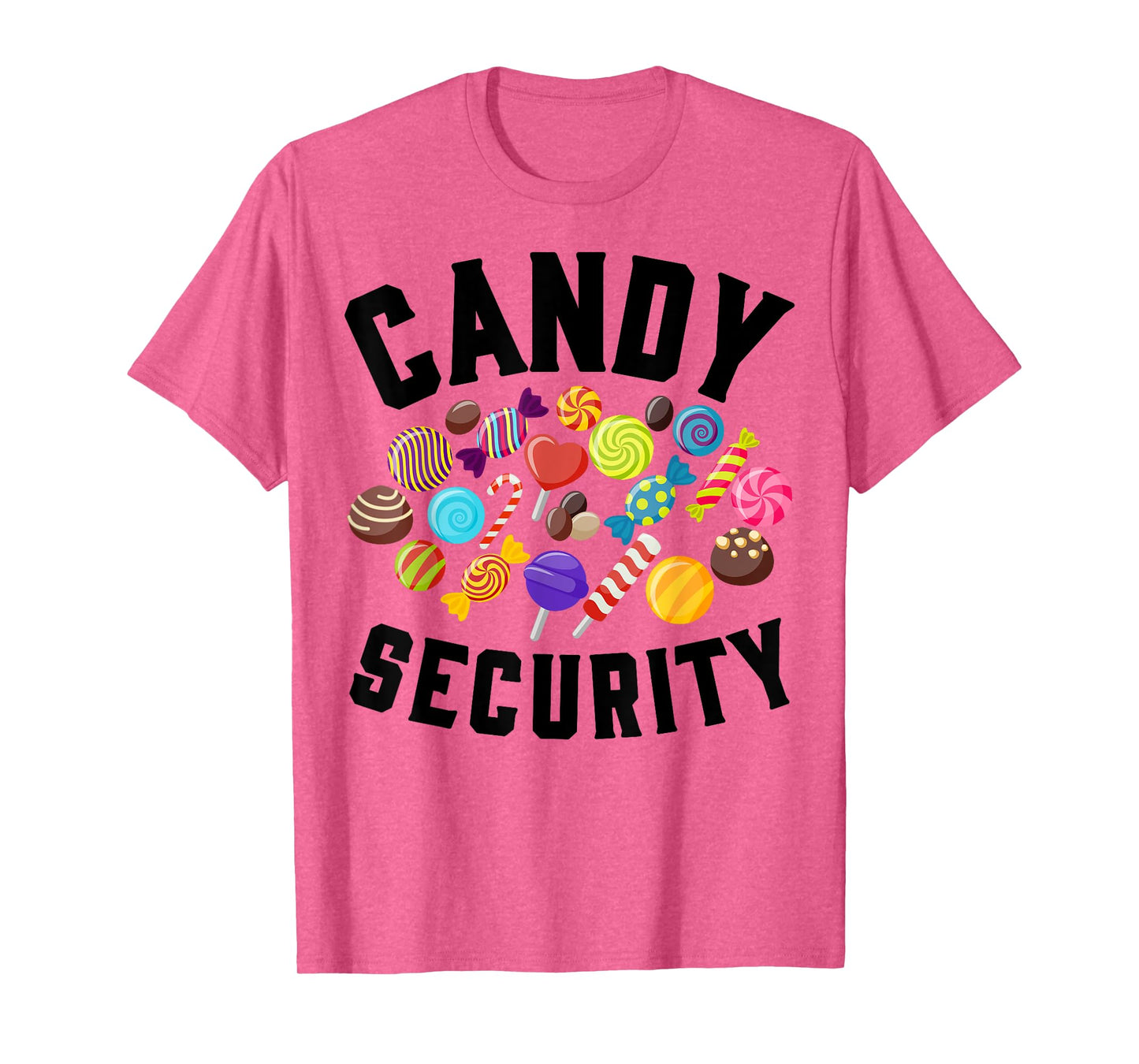 Candy Security Funny Halloween Party Costume Man Woman T-Shirt