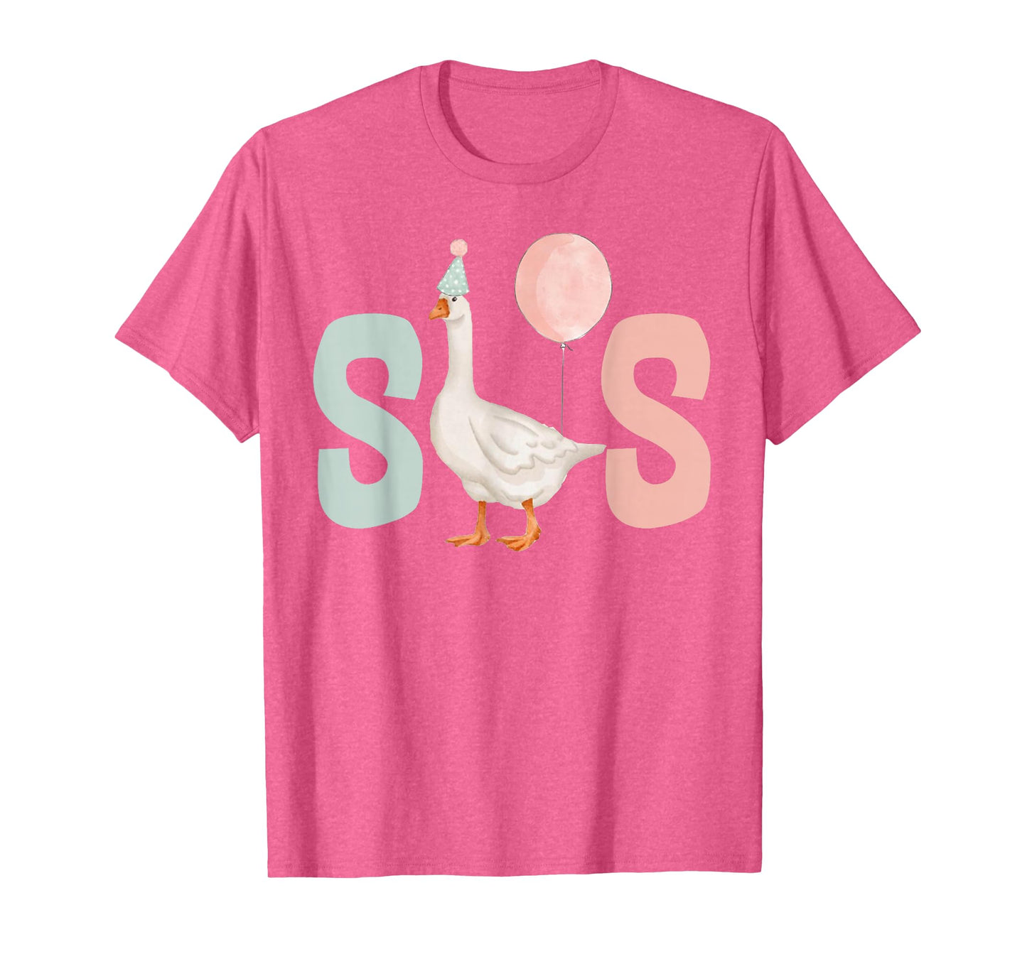 One Silly Goose Sister 1st First Birthday Family Matching T-Shirt