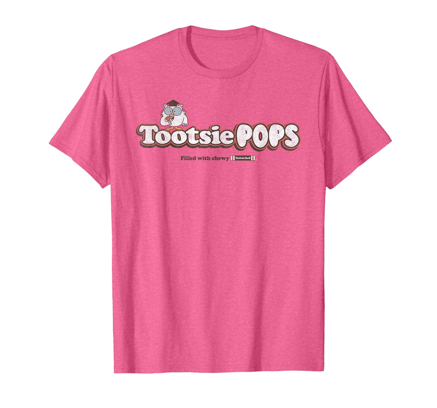 Tootsie Pops Mr. Owl Perched on Logo Sucker Candy T-Shirt