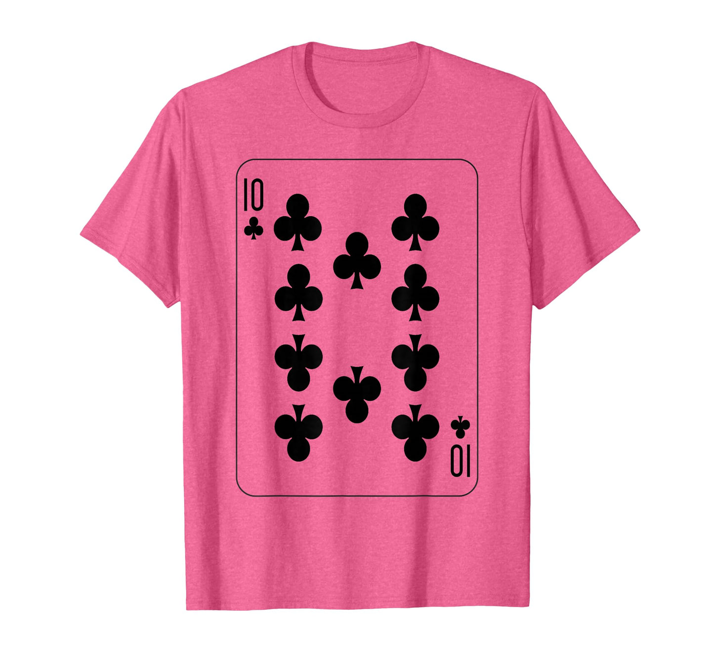 Ten of Clubs | Deck of Cards Front and Back Group Costume T-Shirt