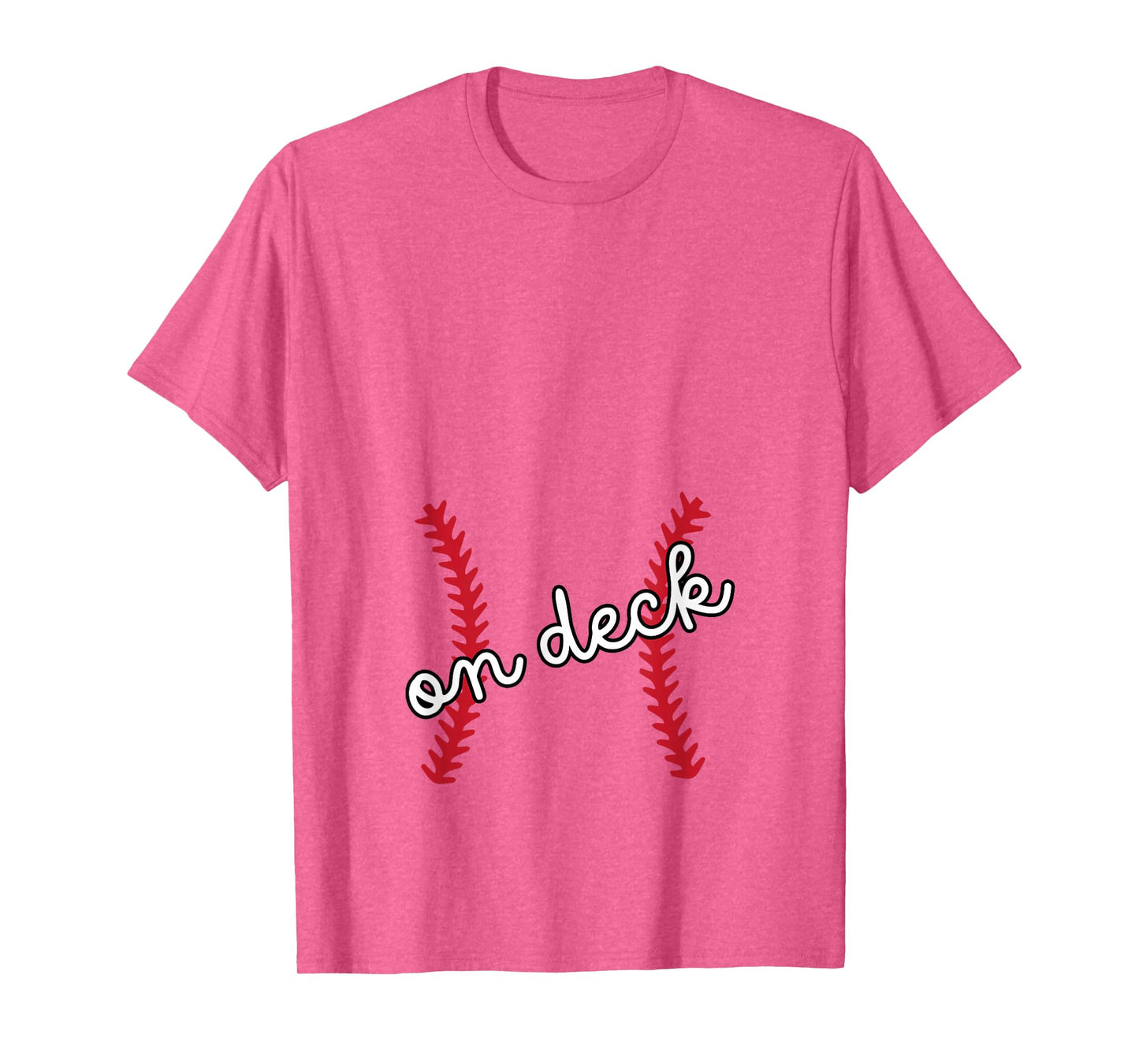 Baseball Mom Pregnancy Announcement Baby Belly Reveal T-Shirt