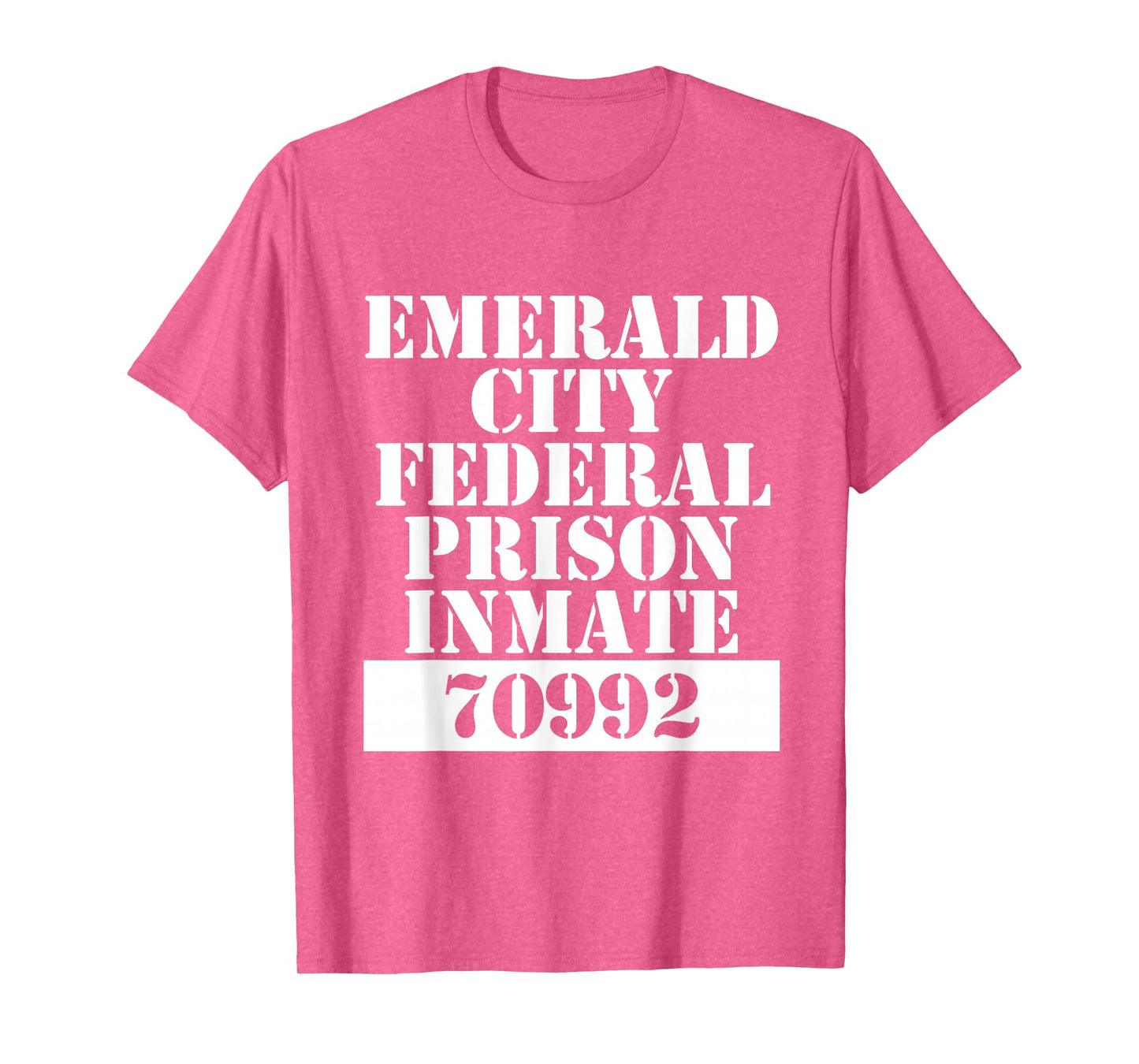 Wizard of Oz Emerald City Inmate Prisoner Costume Halloween T-Shirt