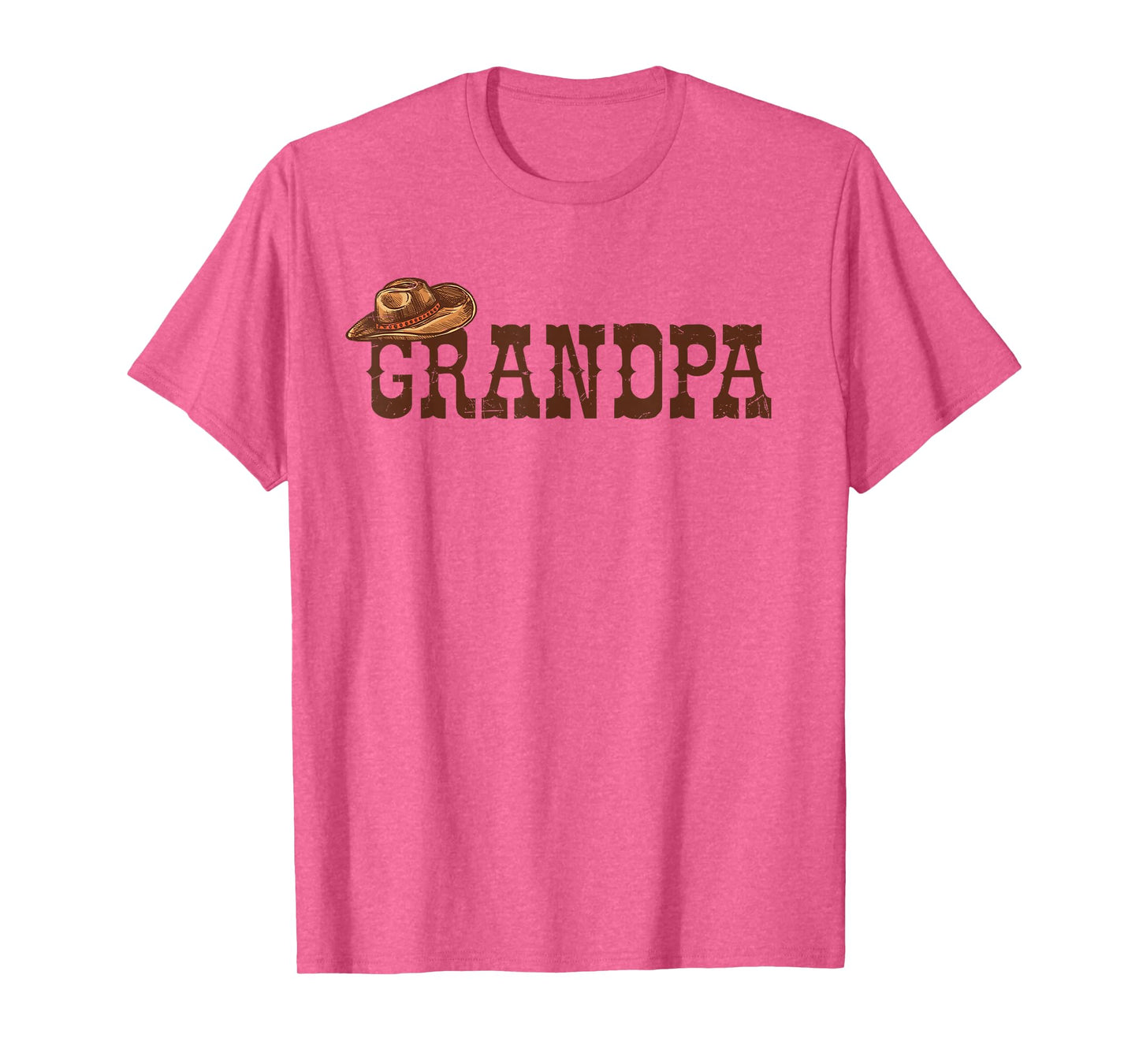 Grandpa Western Family Matching Birthday Cowboy Cowgirl T-Shirt