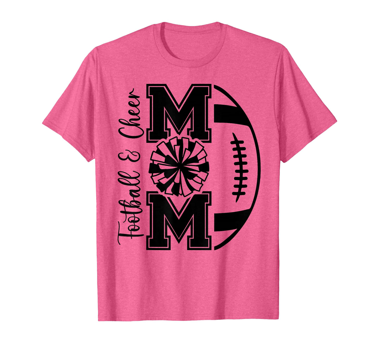 Football Cheer Mom for Women Vintage Cheerleader Game Day T-Shirt