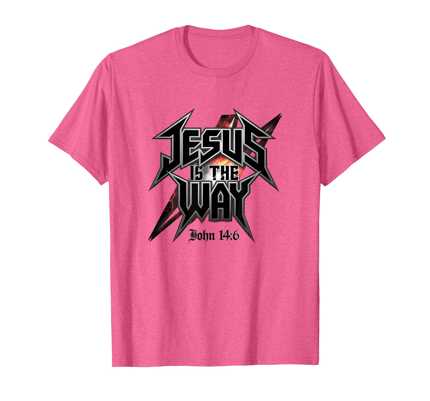 Jesus is The Way John 14:6 Christian Rock T-Shirt