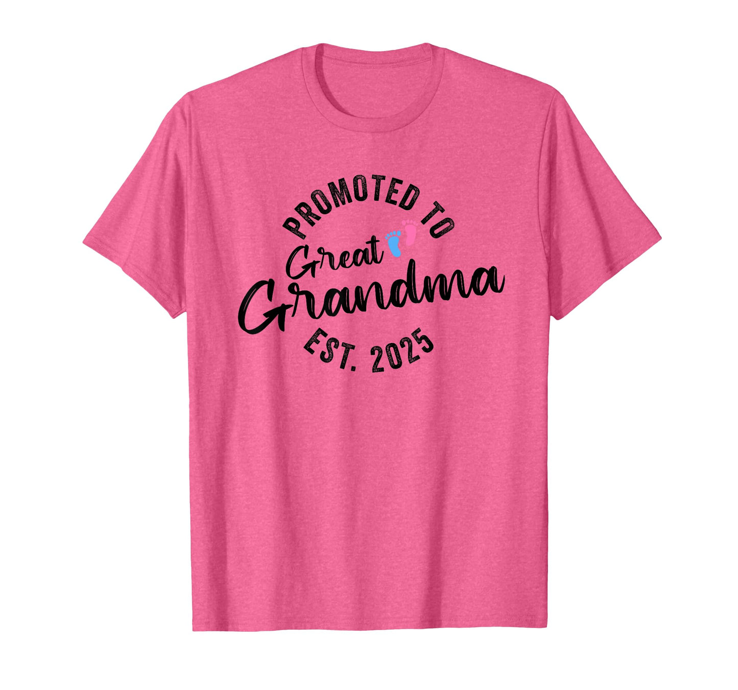 Promoted To Great Grandma 2025 T-Shirt