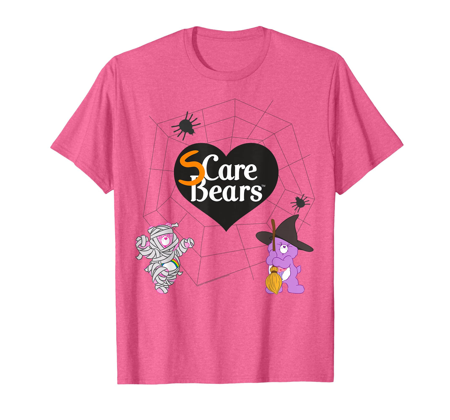 Care Bears Halloween SCare Bears Spider Web Mummy Witch T-Shirt