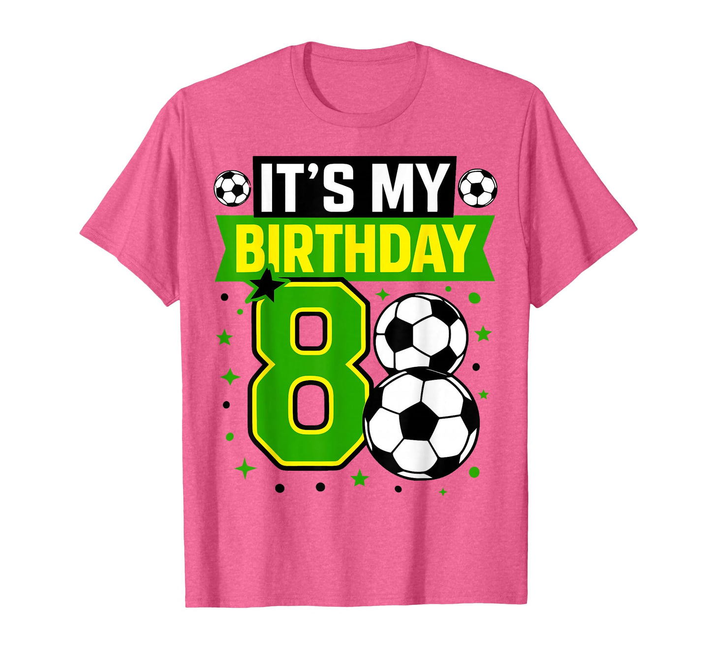 Birthday Boy Tees 8 Soccer Its My 8th Birthday Boys Soccer T-Shirt