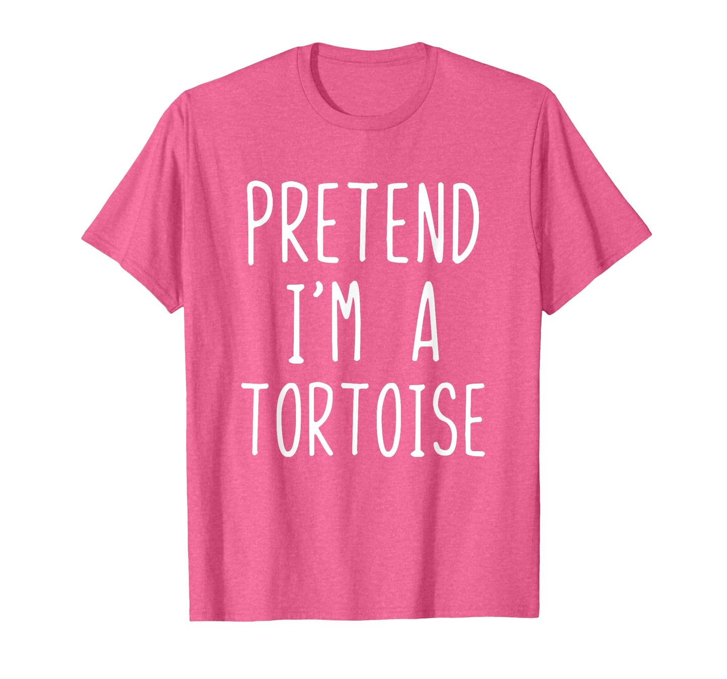 Pretend I'm A Tortoise Costume Halloween Lazy Adult Kids T-Shirt
