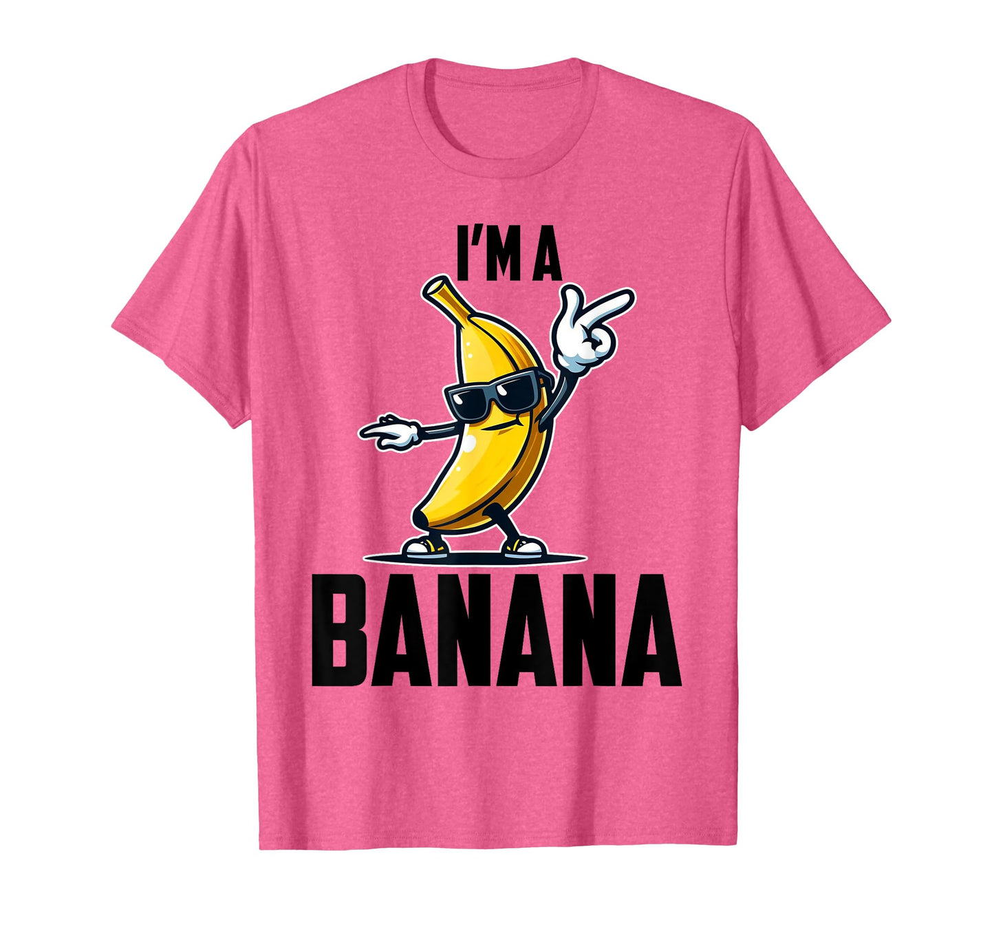 I'm A Banana Shirt Cute Funny Banana Costume Men Women Kids T-Shirt