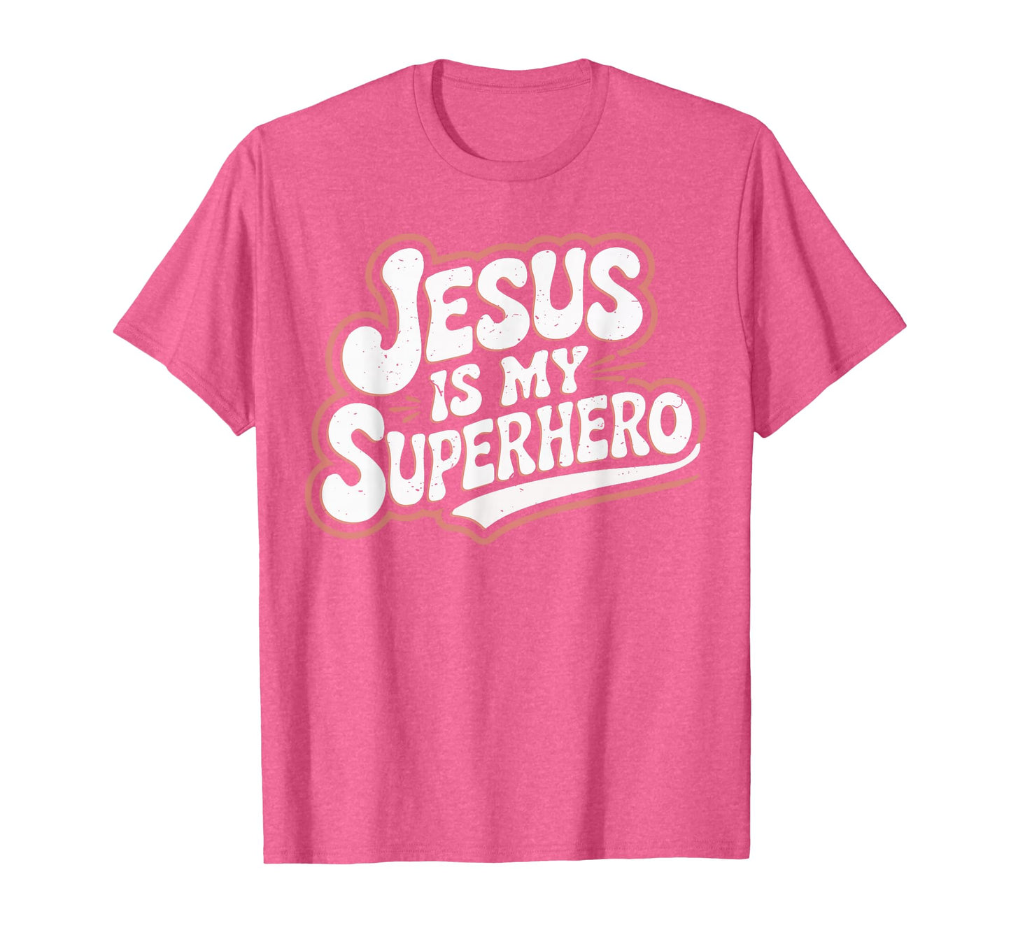 Toddler Girls Jesus is My Superhero Christian Sister God Mom T-Shirt