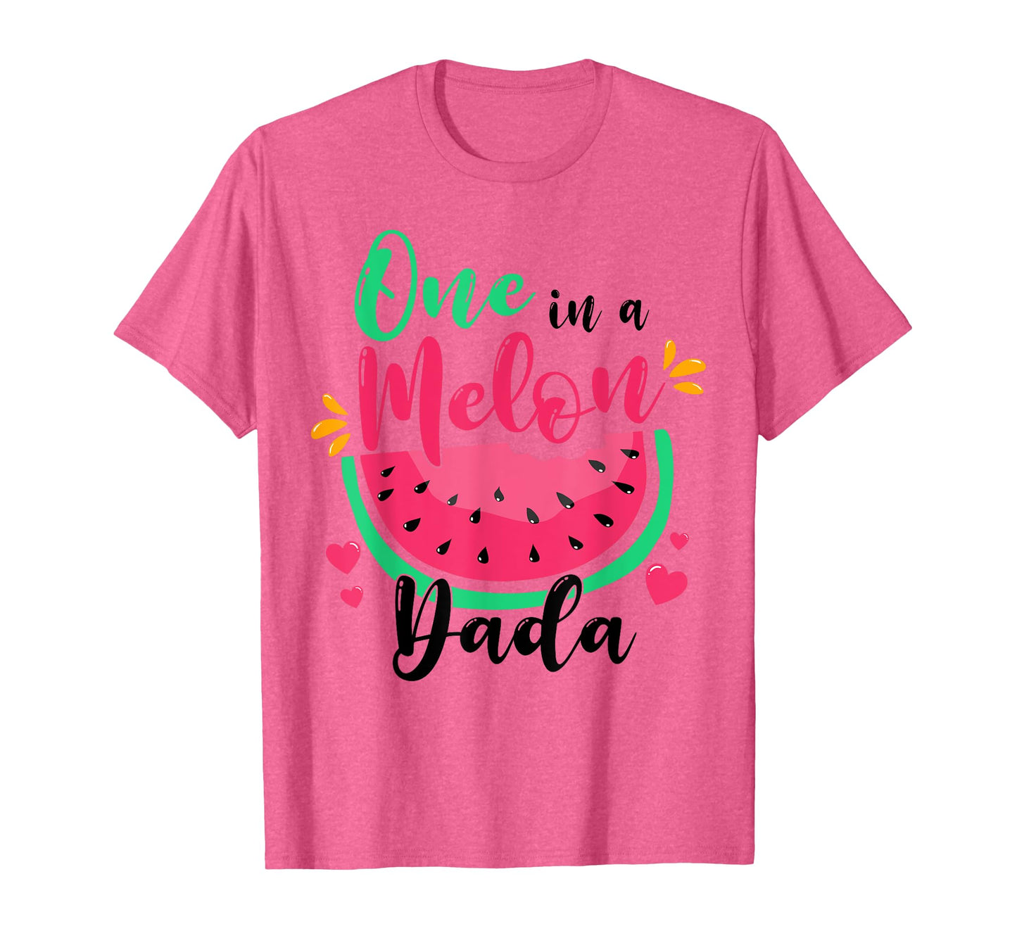 One in a Melon Dada Summer Birthday Party Matching Family T-Shirt