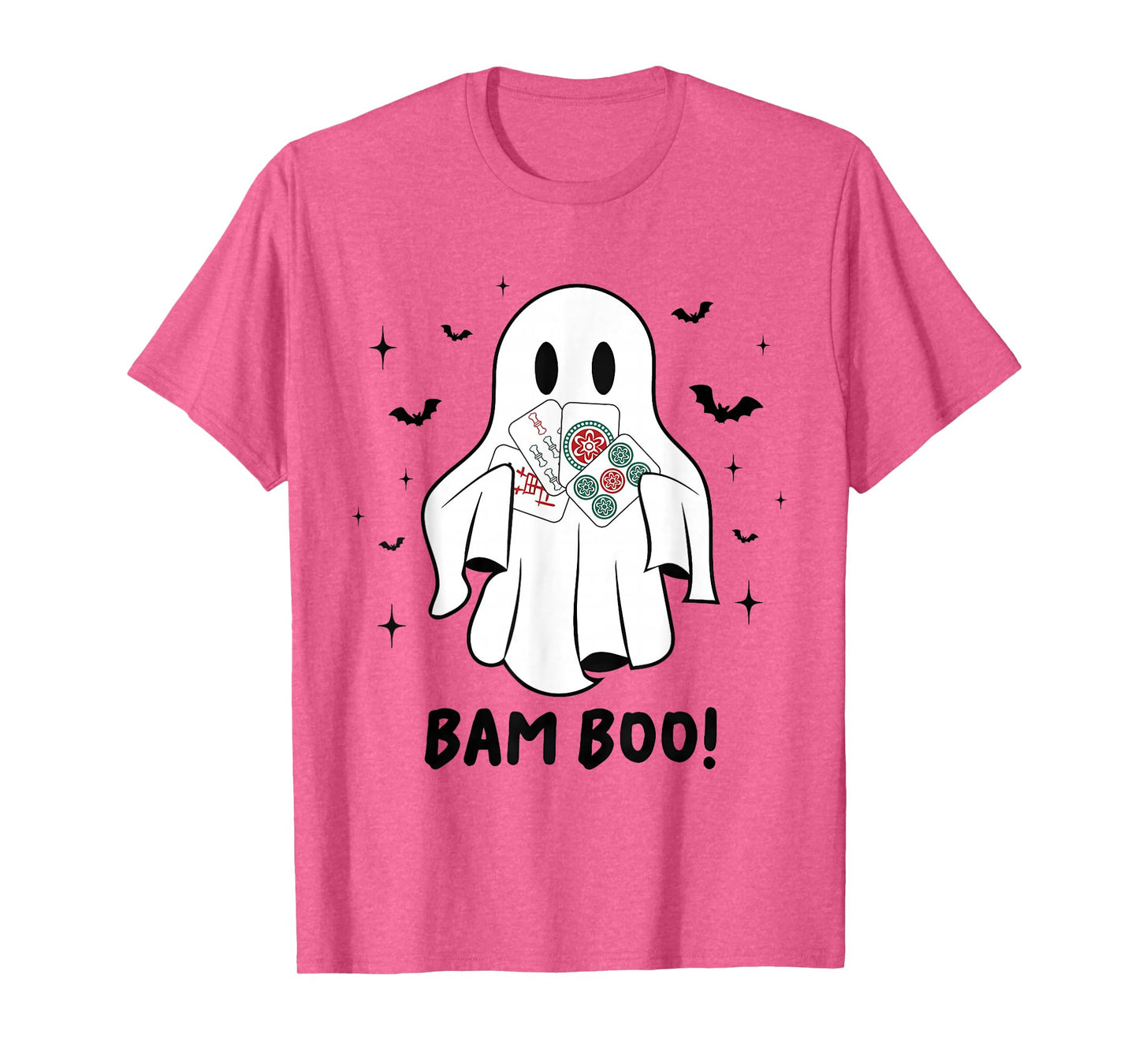 Bam Boo Halloween Ghost Mahjong Funny Costume Game Men Women T-Shirt