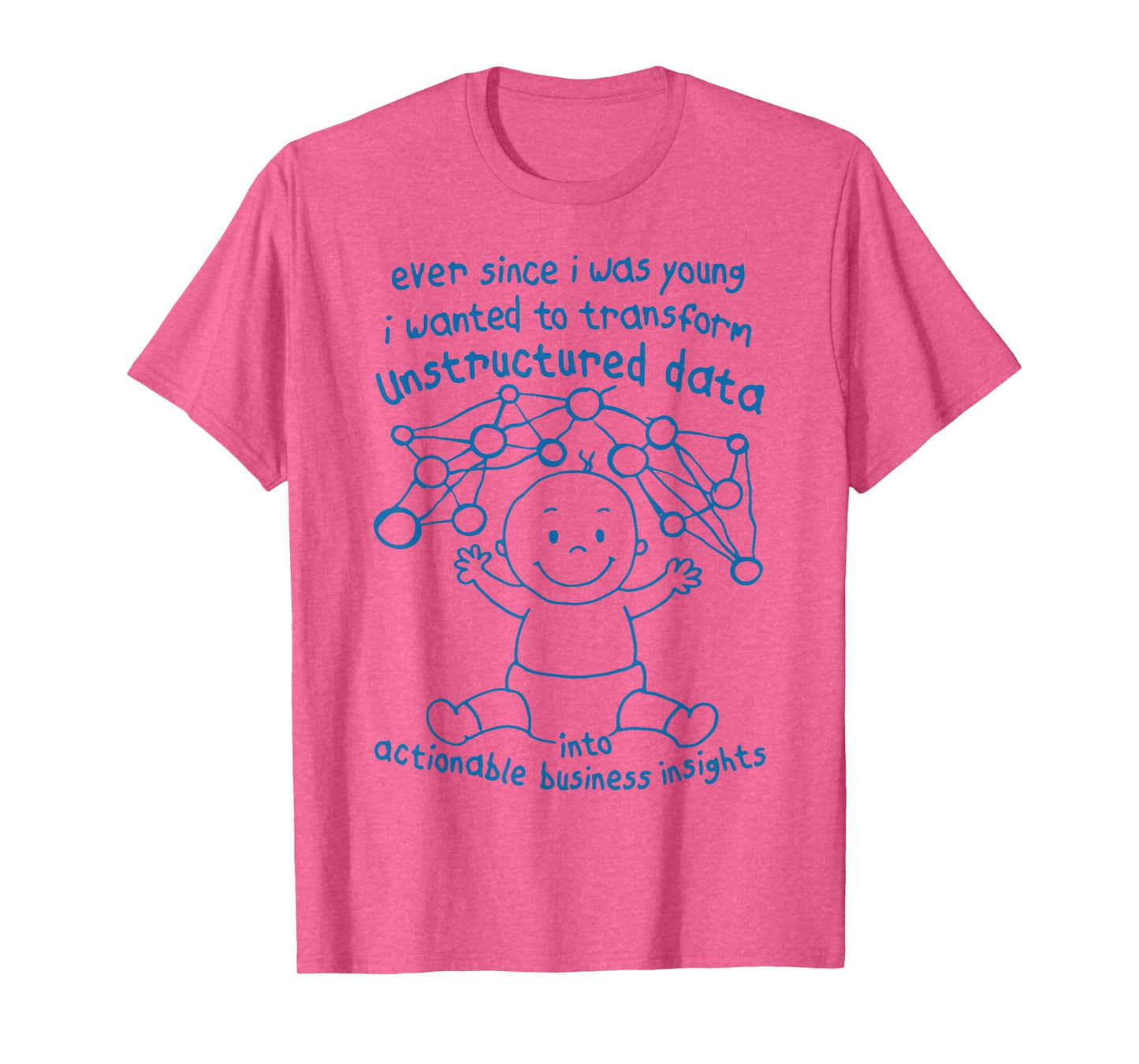 Ever Since I was Young I Wanted Transform Unstructured Data T-Shirt