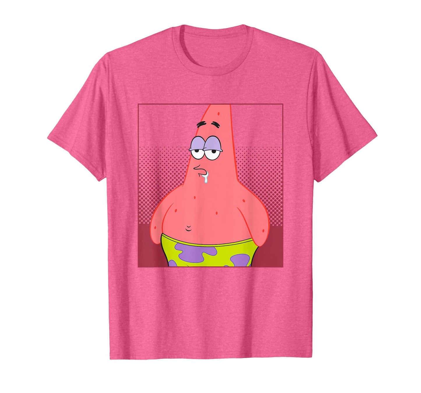 SpongeBob SquarePants Drooling Patrick Star Portrait T-Shirt
