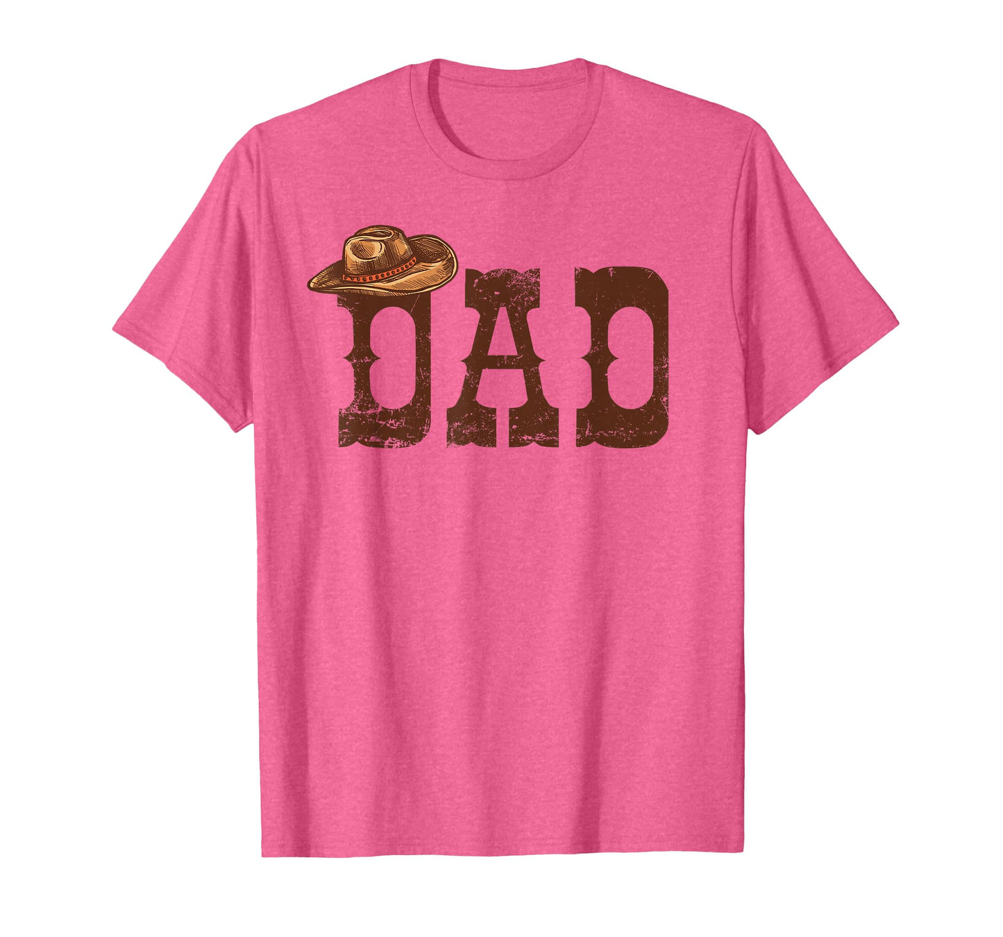Dad Western Family Matching Birthday Cowboy Cowgirl T-Shirt