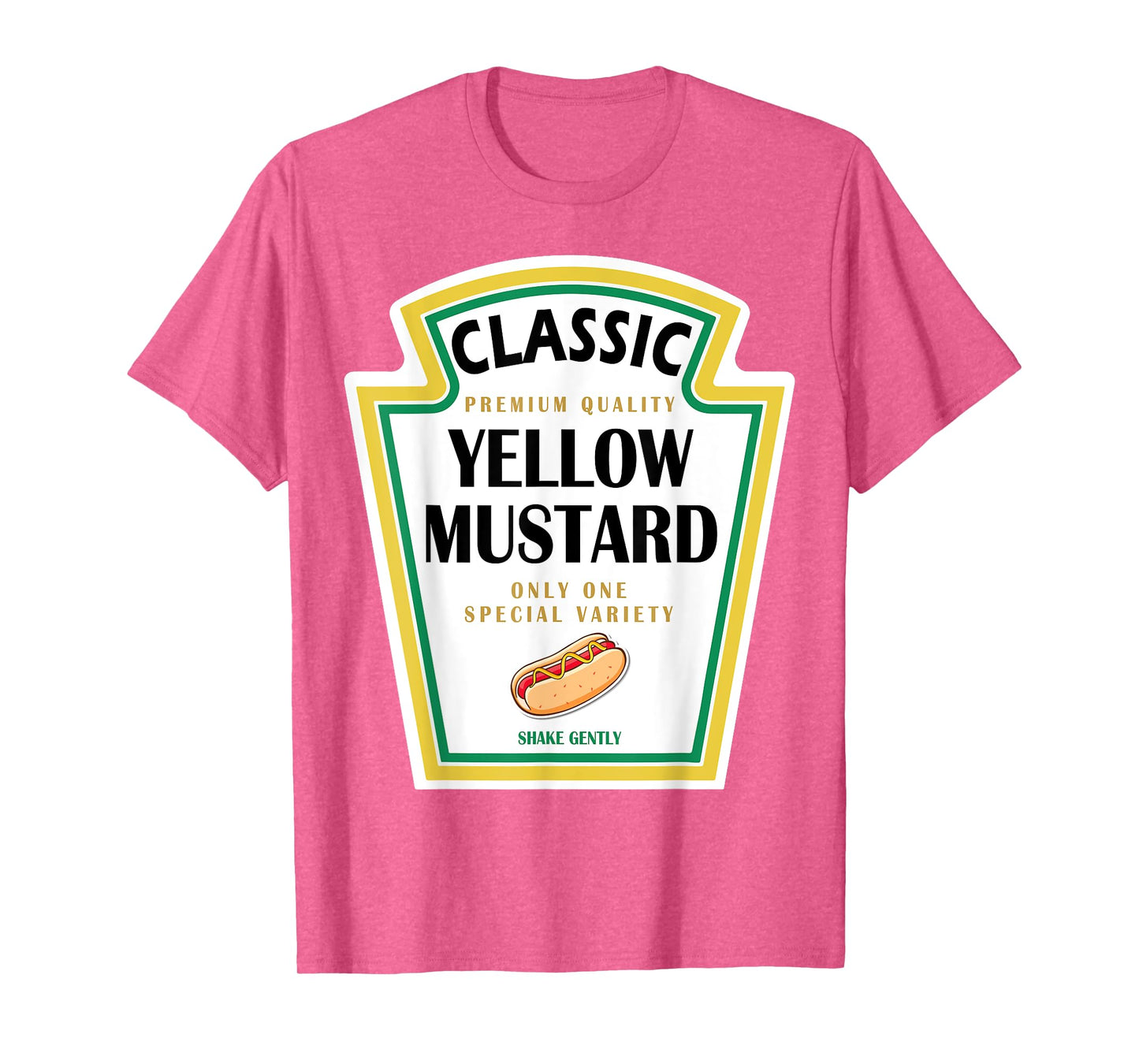Yellow Mustard DIY Halloween Costume Matching Group Mustard T-Shirt