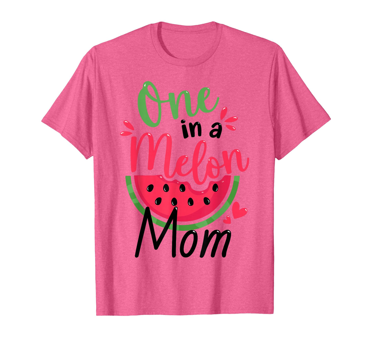 One in a Melon Mom 1st Birthday Party Family Matching T-Shirt