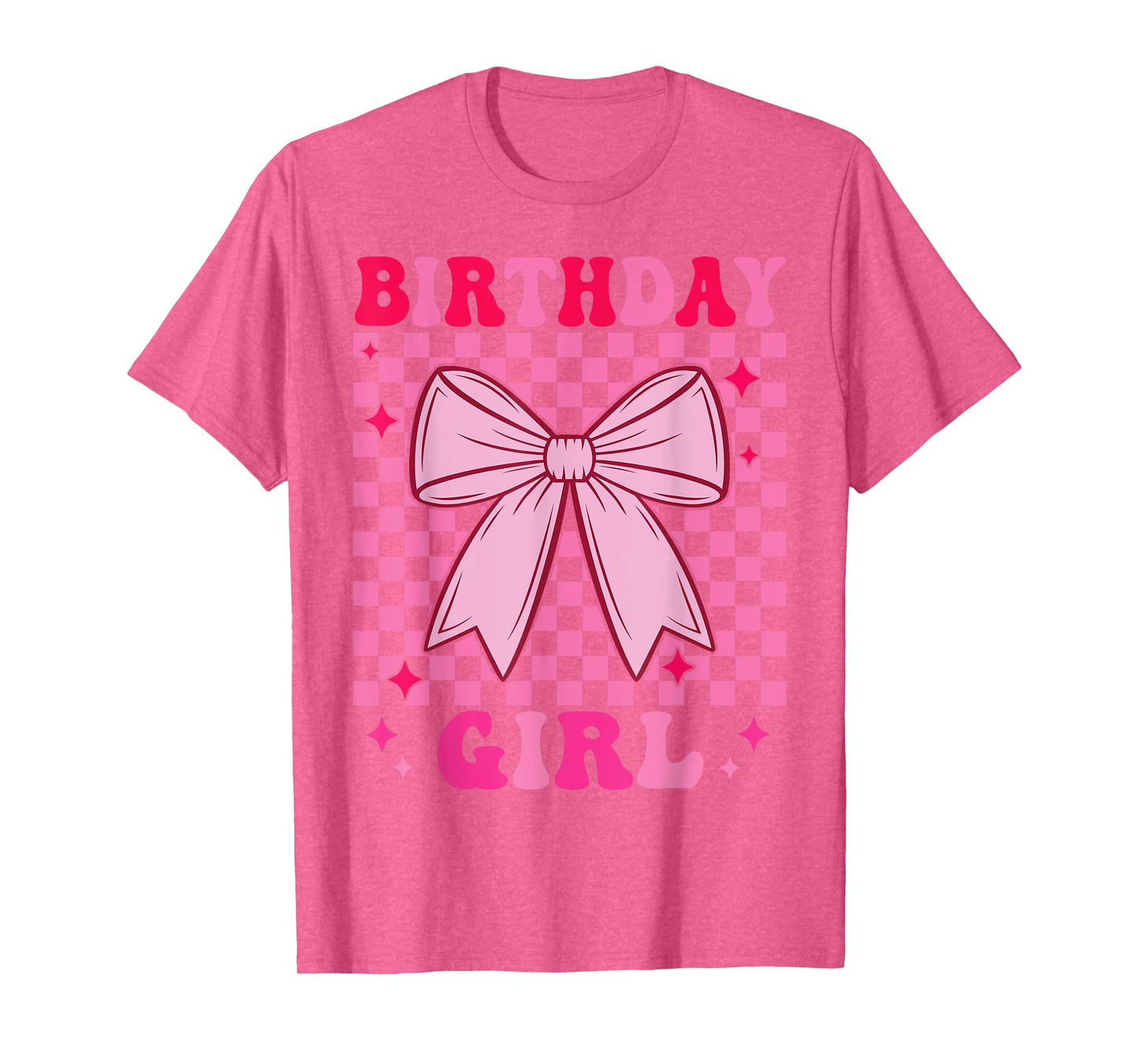 Birthday Girl Coquette Funny Birthday Girl Pink Coquette Bow T-Shirt