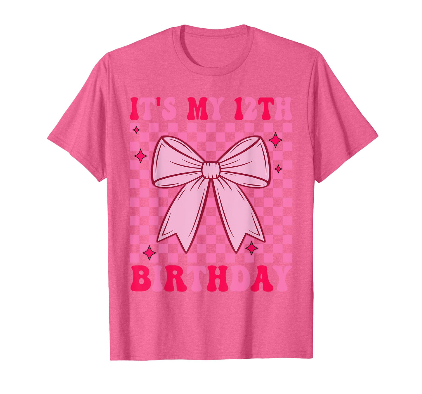 12th Coquette Themed Birthday Twelve Year Old Girl Bow T-Shirt